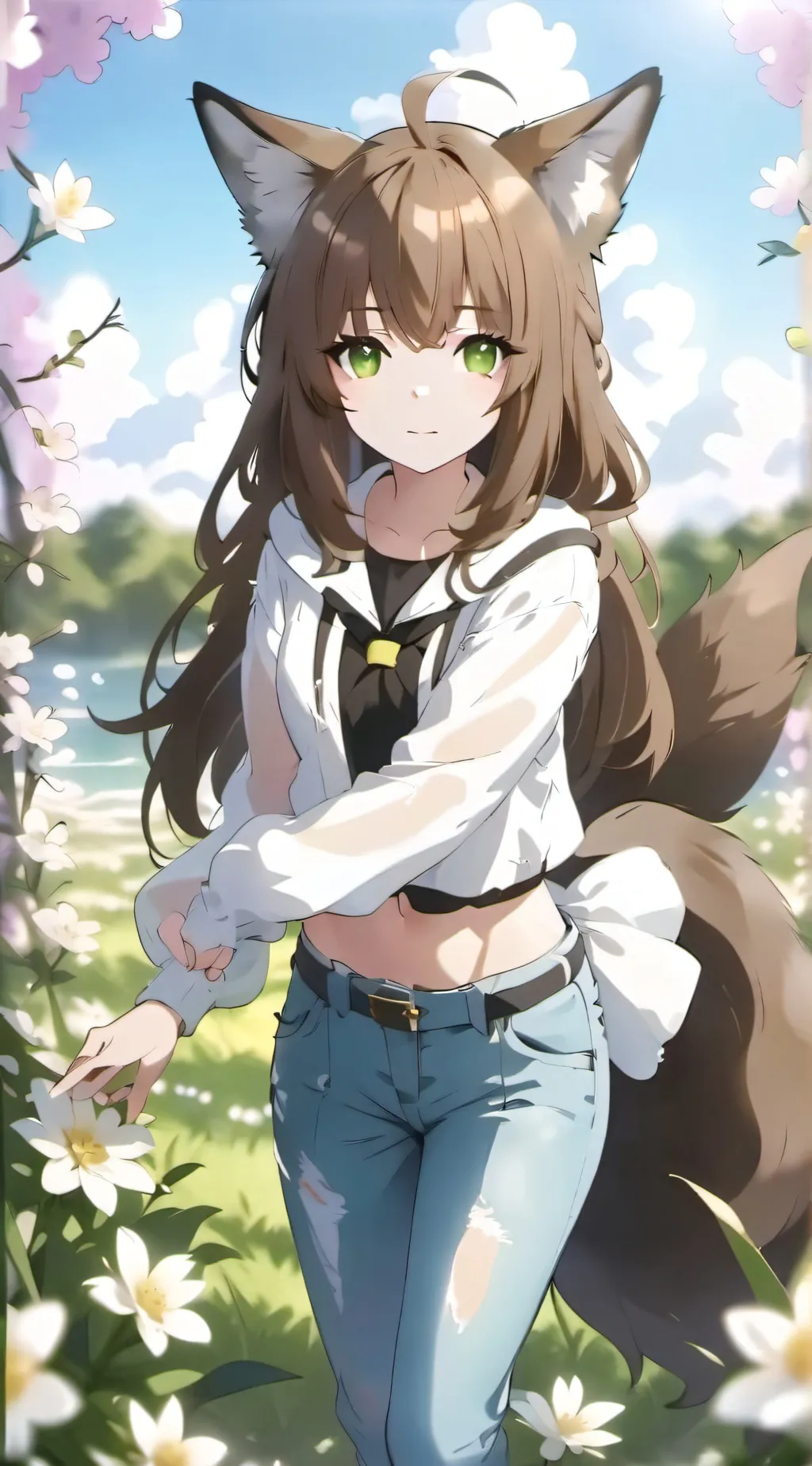 ai character: Lune background