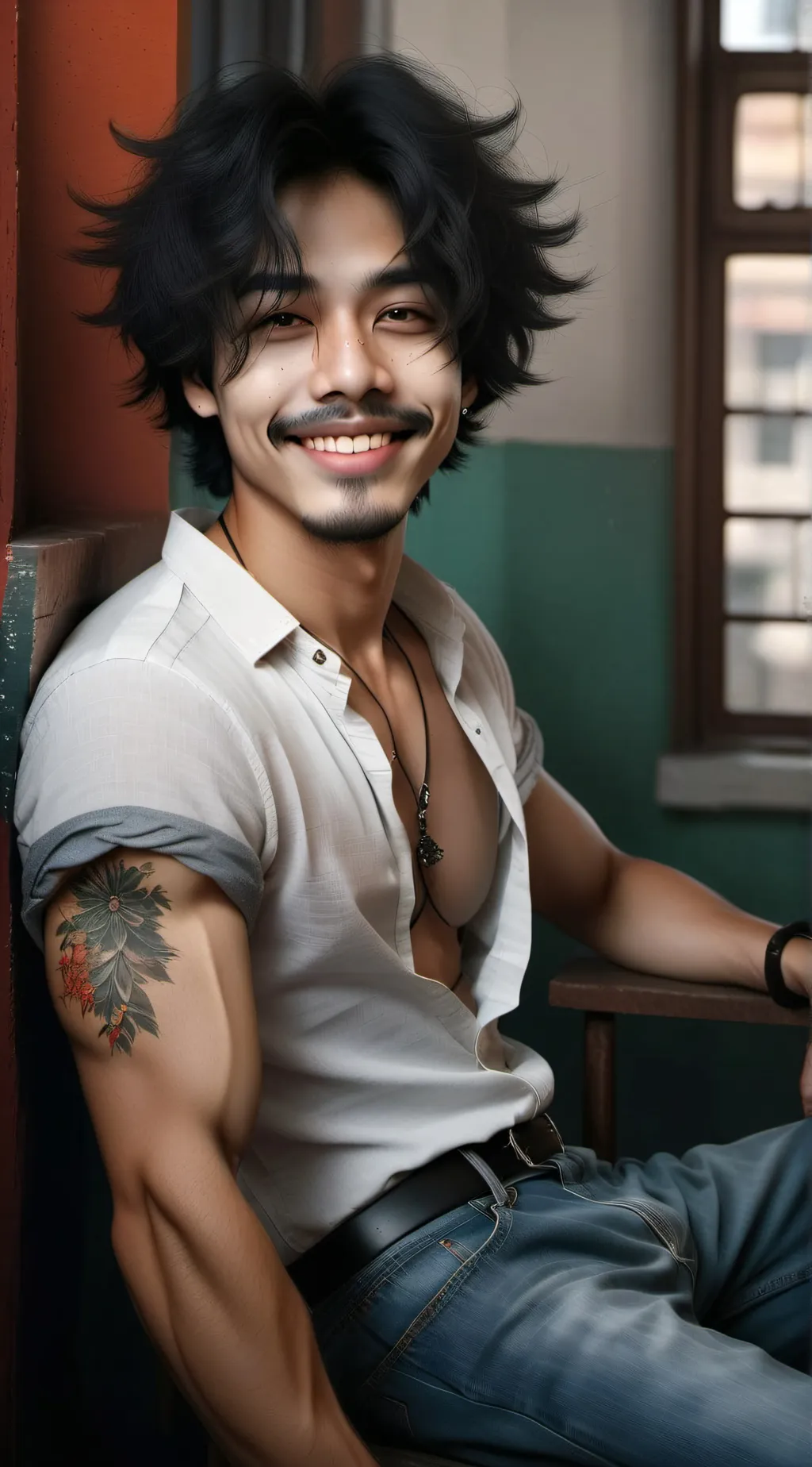 ai character: Aiden choi  background