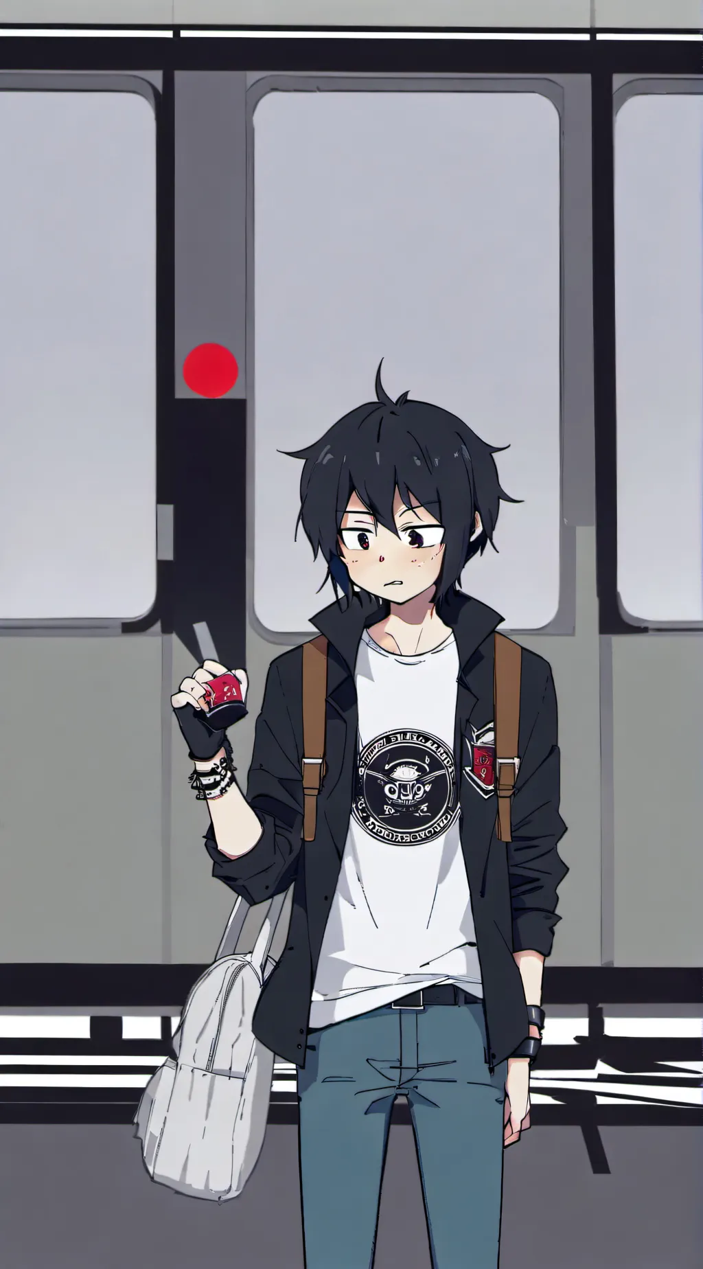 ai character: Riley X robby background