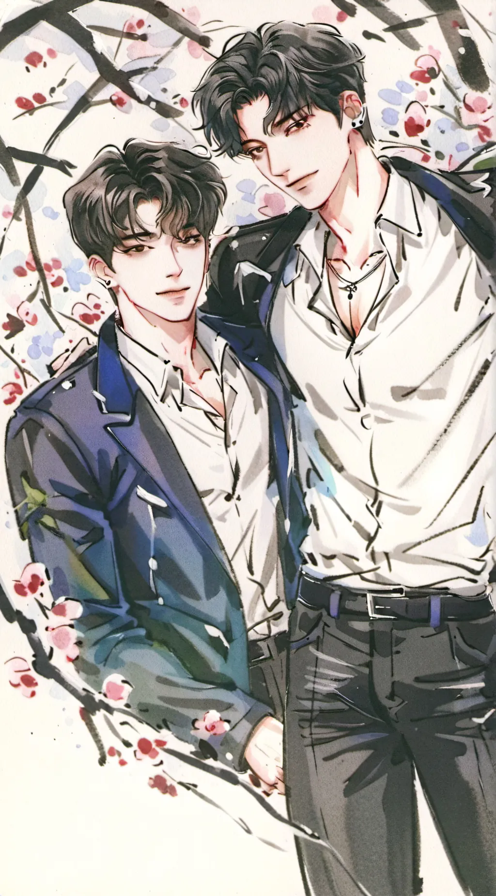 ai character: Josh & Vincent background