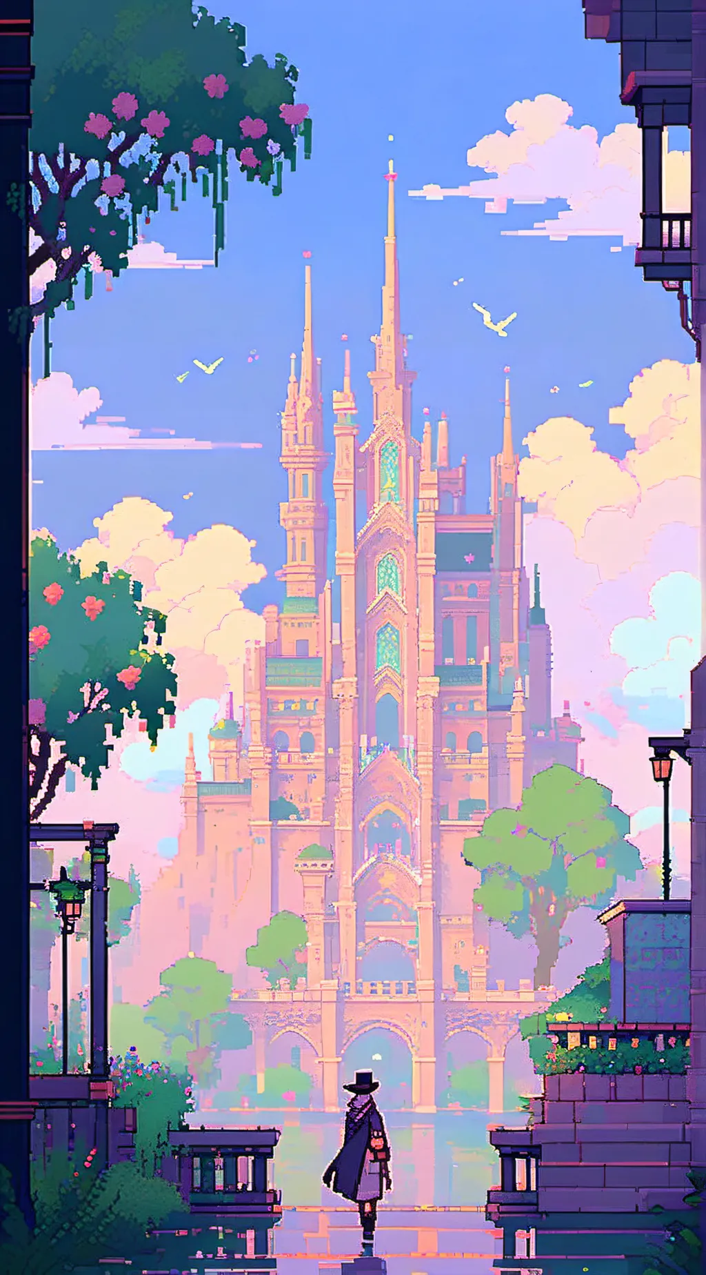 ai character: Wanda vision  background