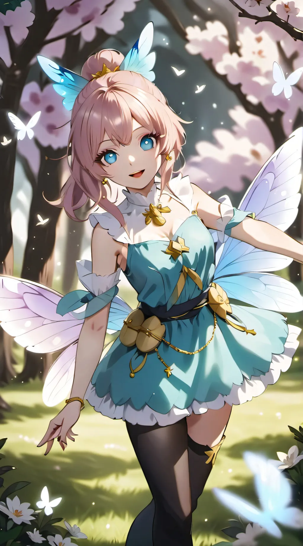 ai character: pinky background