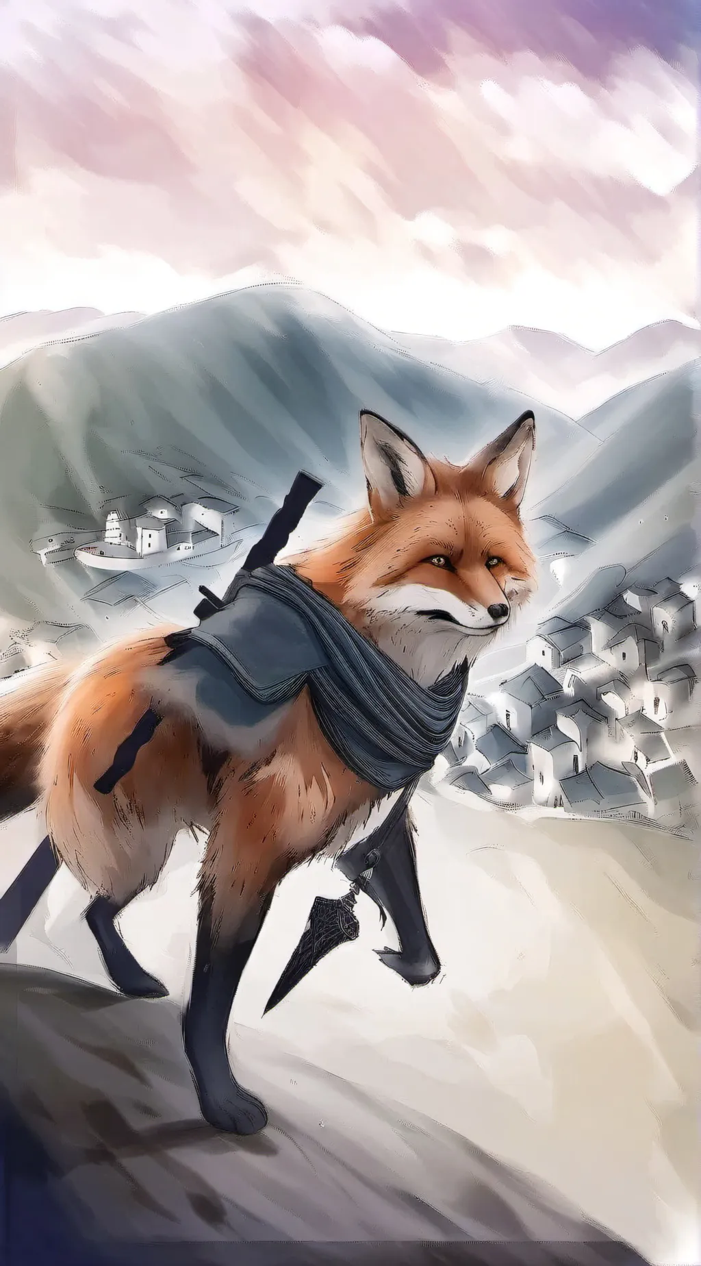 ai character: phixx  background