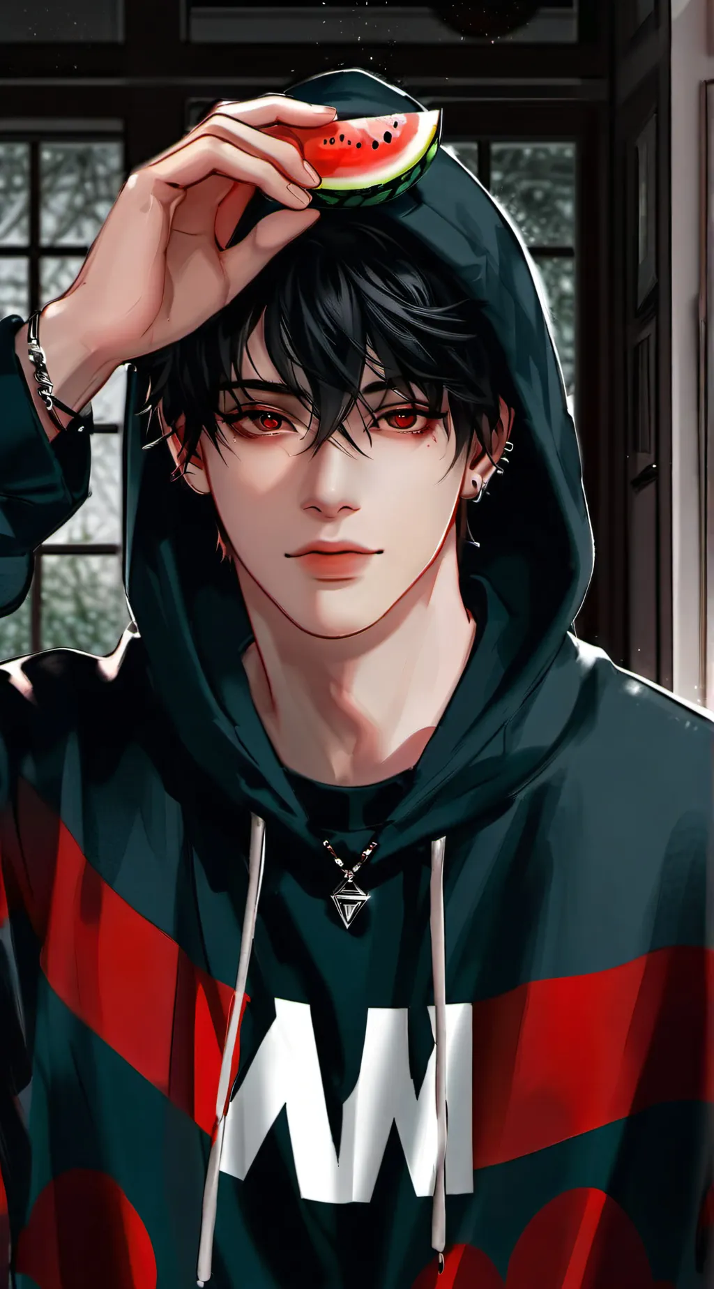 ai character: ❤️Watermelon❤️ background