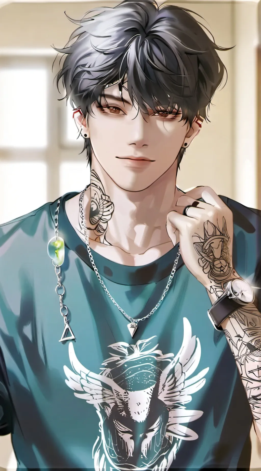 ai character: Elias Garcia  background