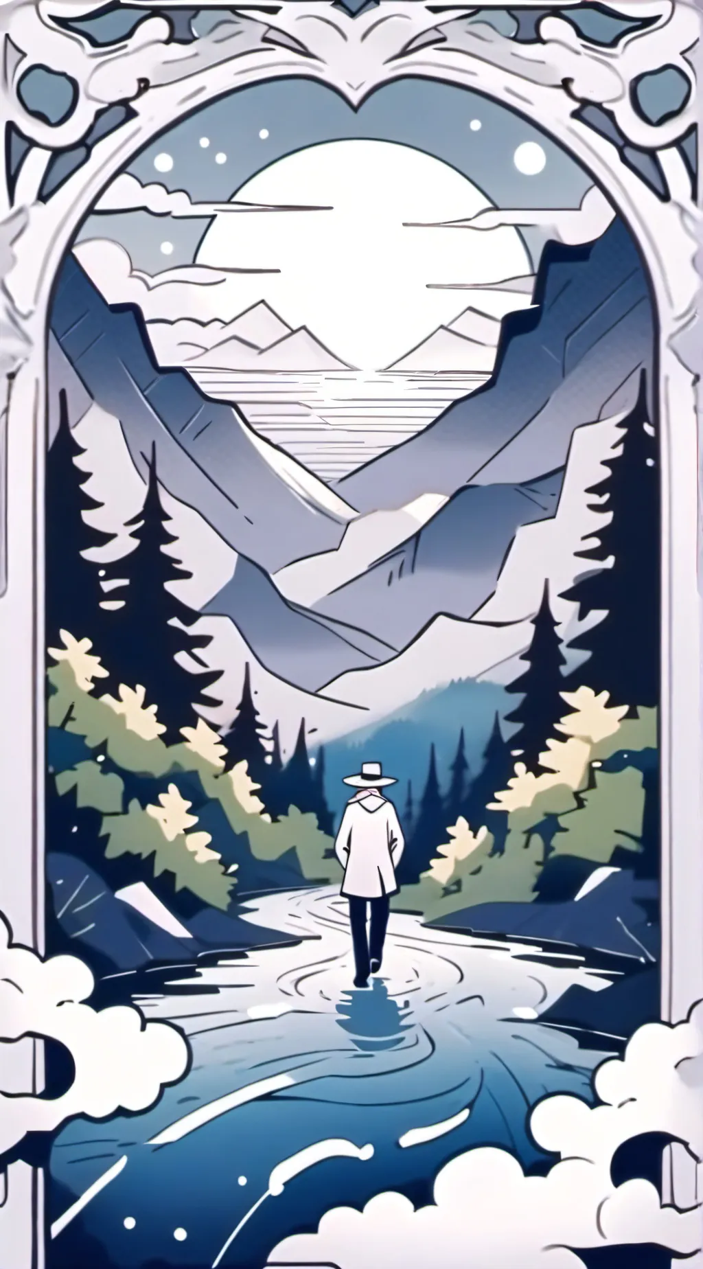 ai character: Stranger background