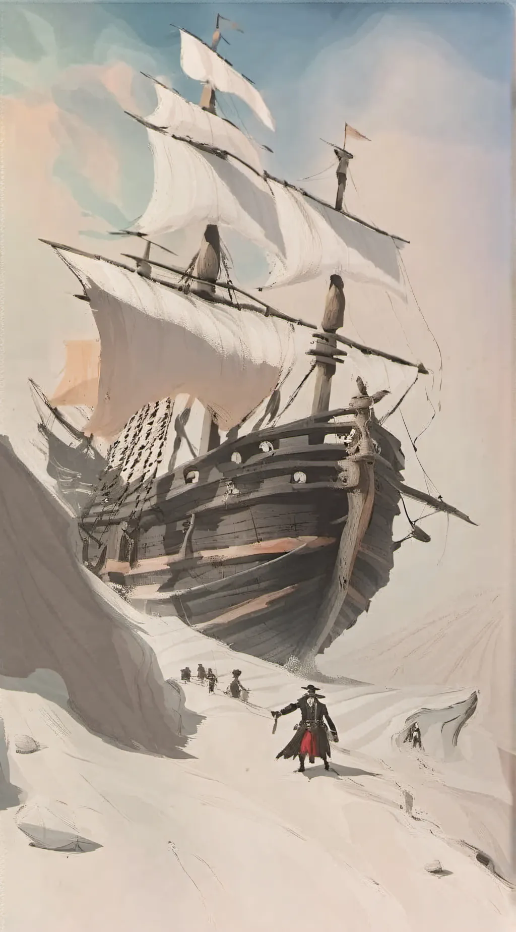 ai character: fpe at sea background