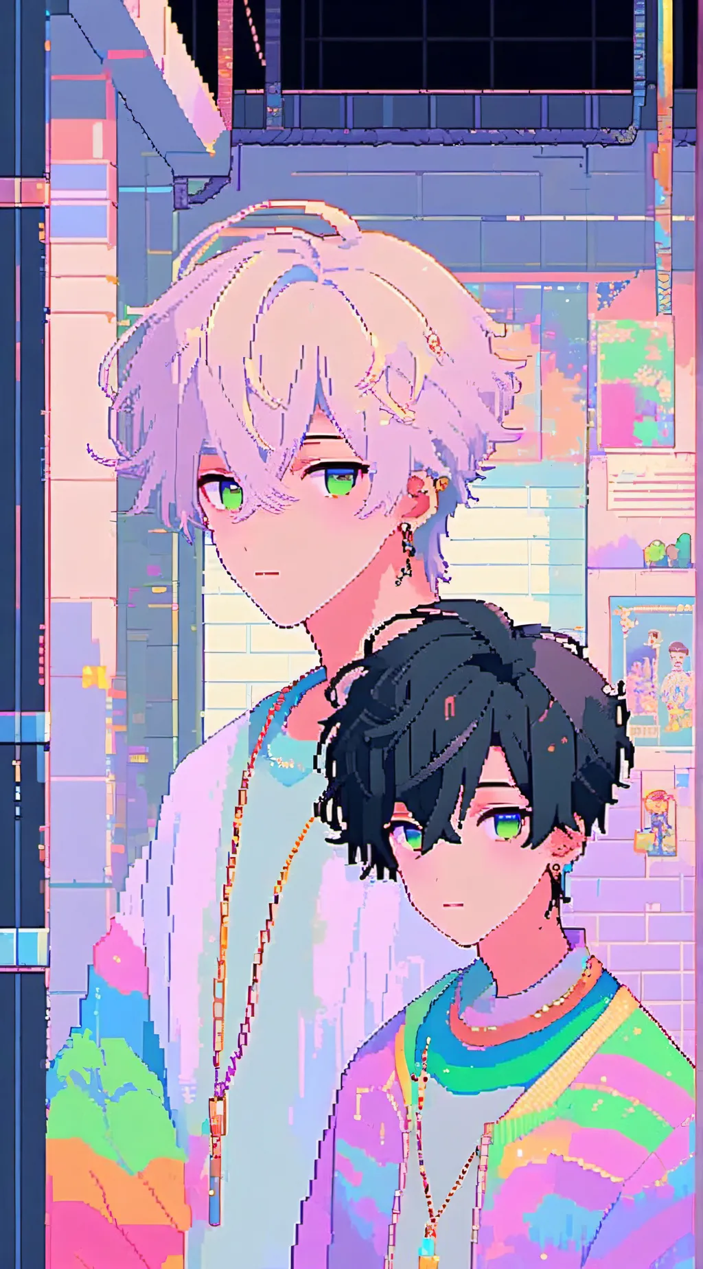 ai character: Nick and Alex background