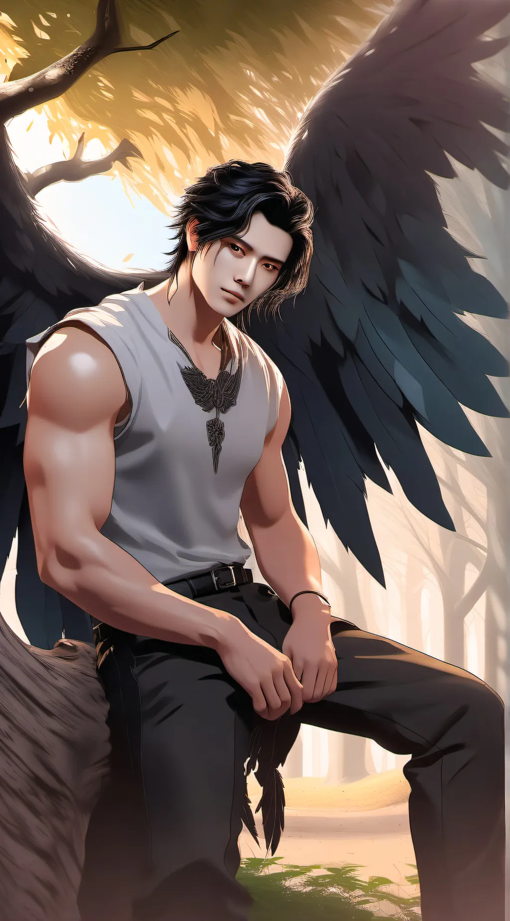 ai character: Evan background