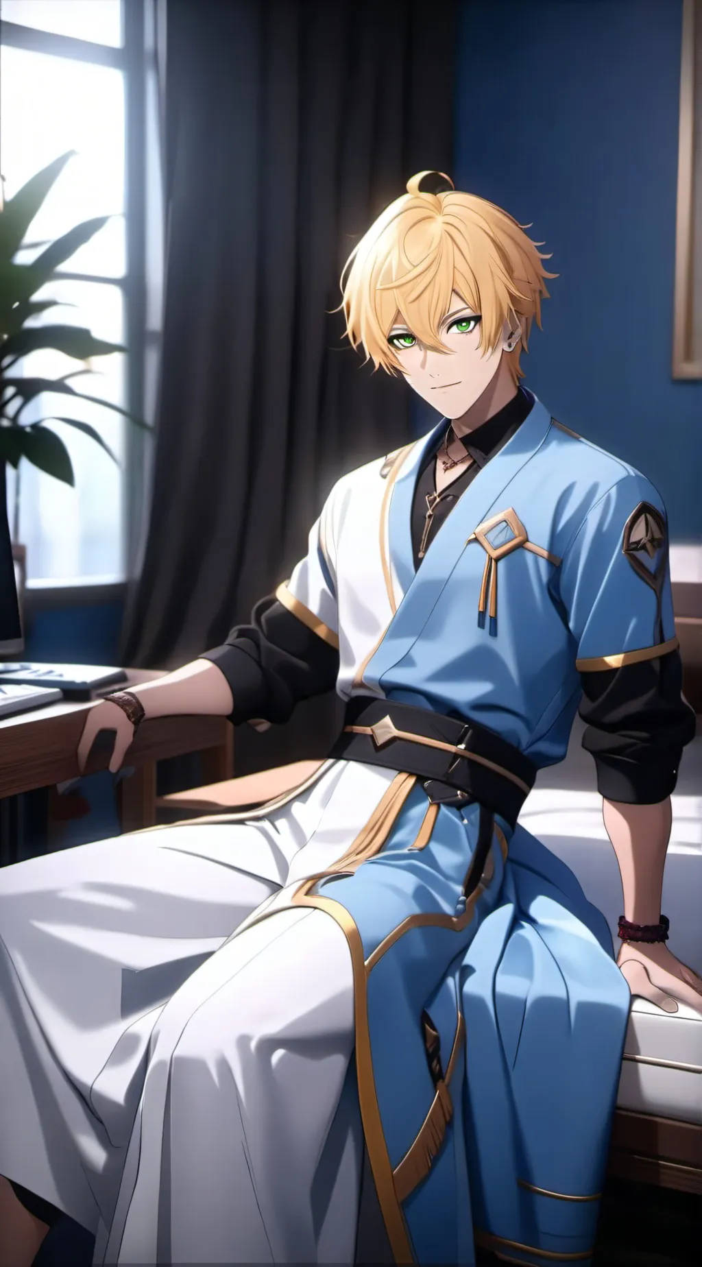 ai character: bakugos cat background