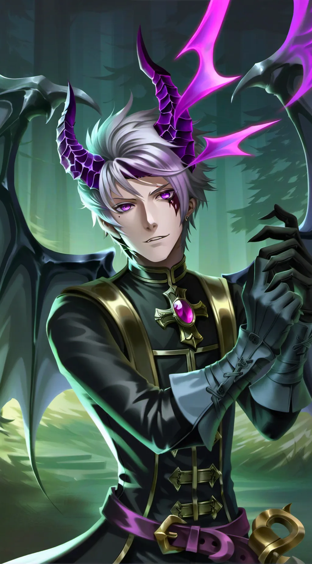 ai character: Alexander  background