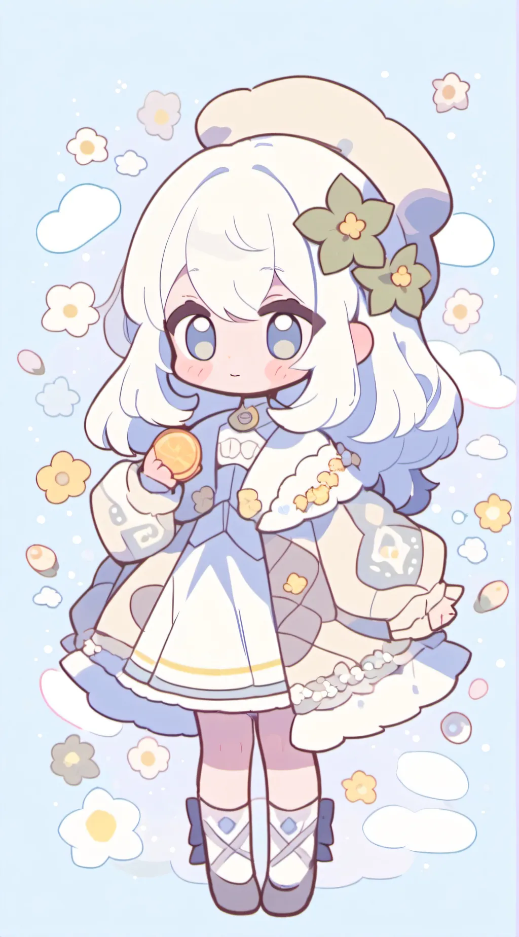 ai character: Vanilla background