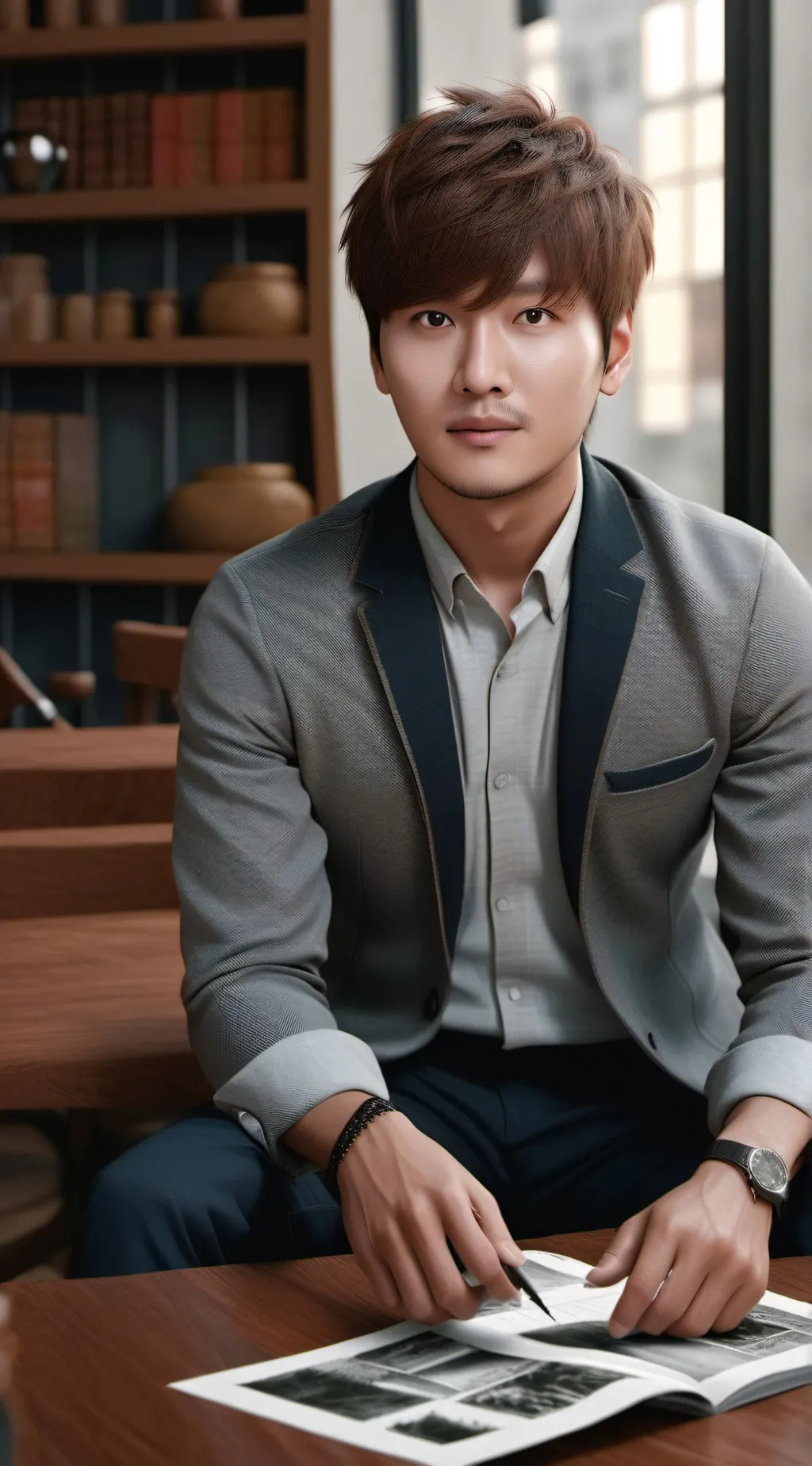 ai character: Kim Tan background