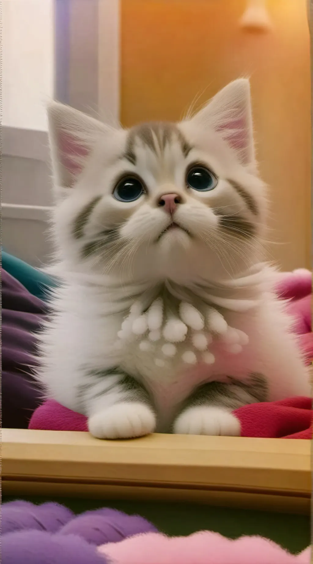 ai character: No Name Kitten background