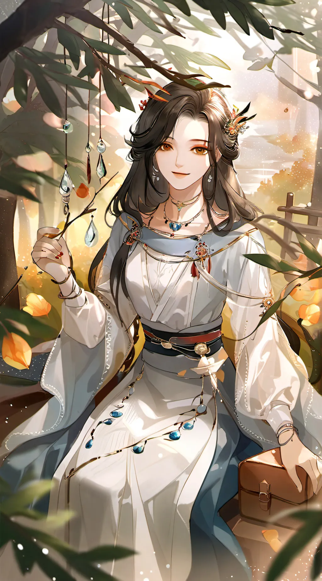 ai character: Show your face background