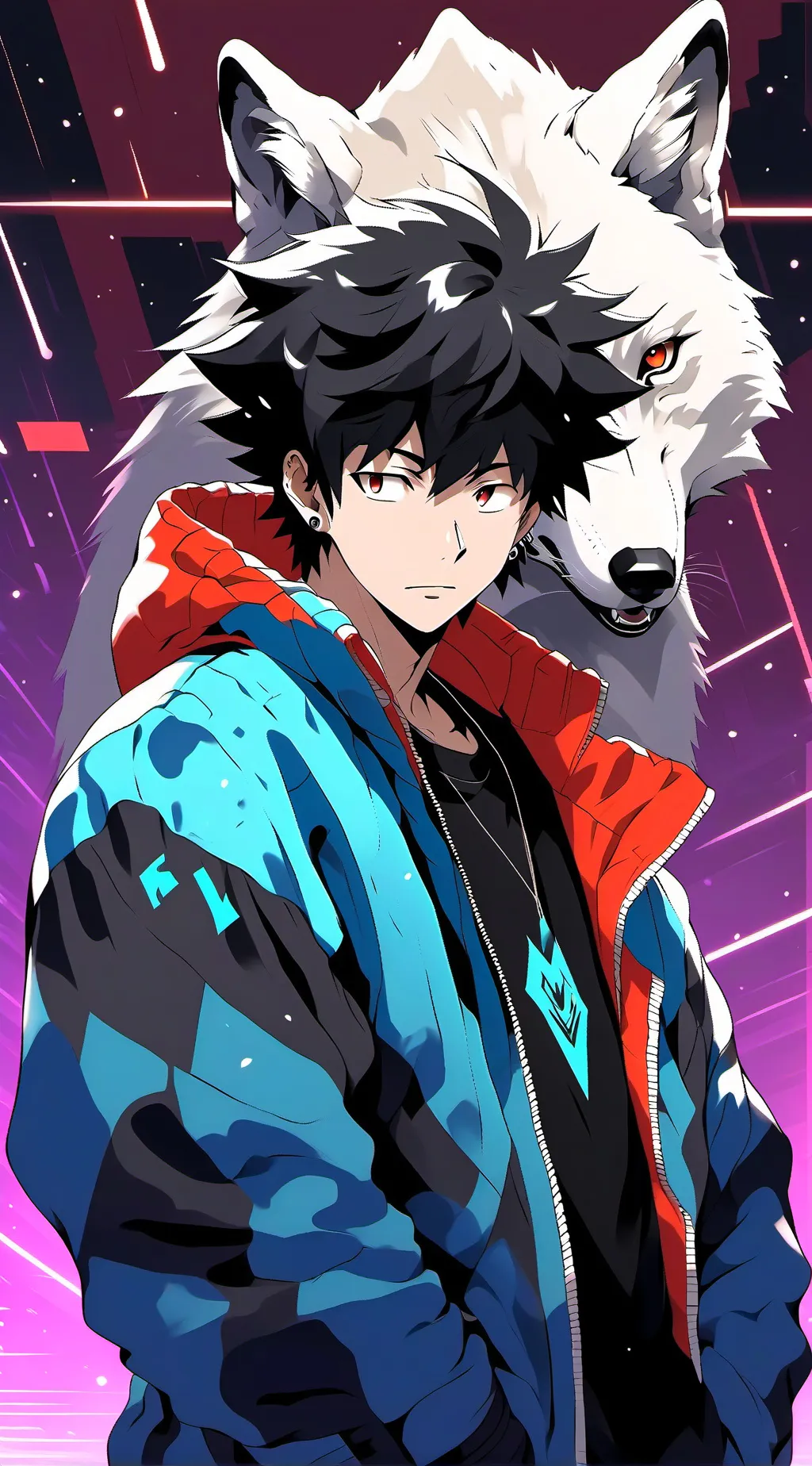 ai character: universe of people background