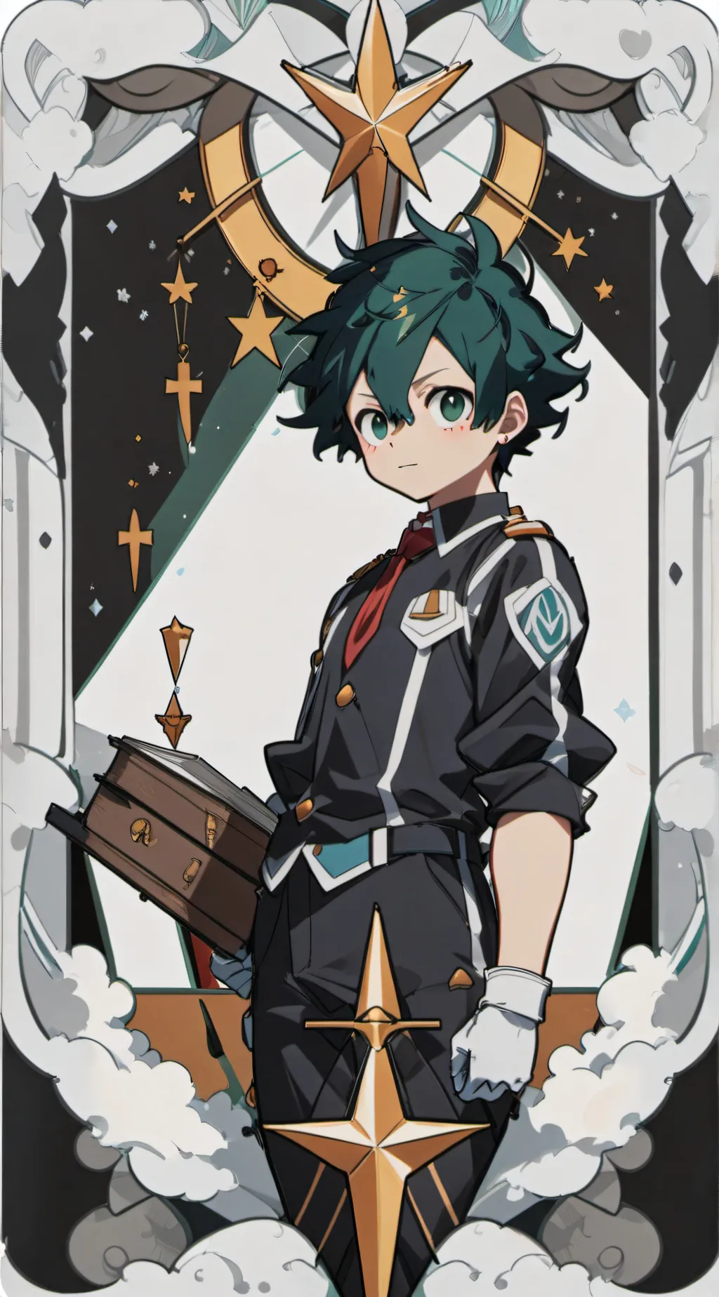 ai character: Mha quirk sickness background