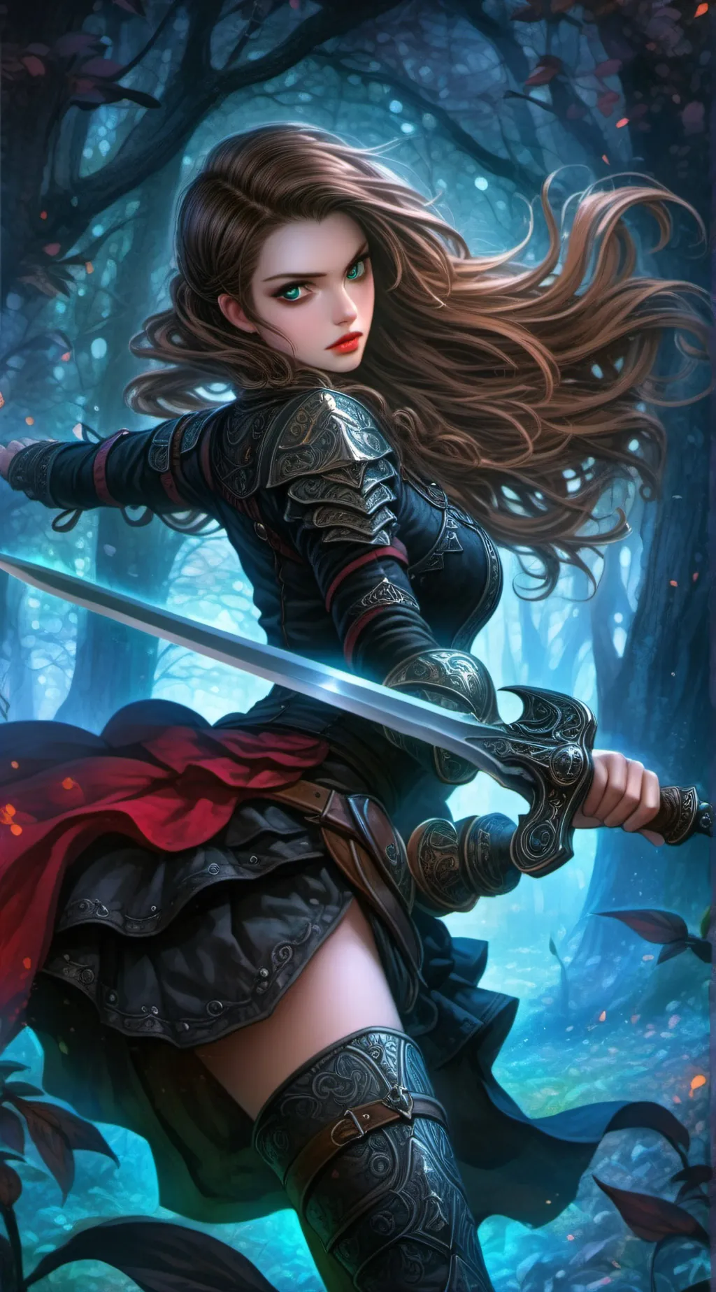 ai character: Luna  background