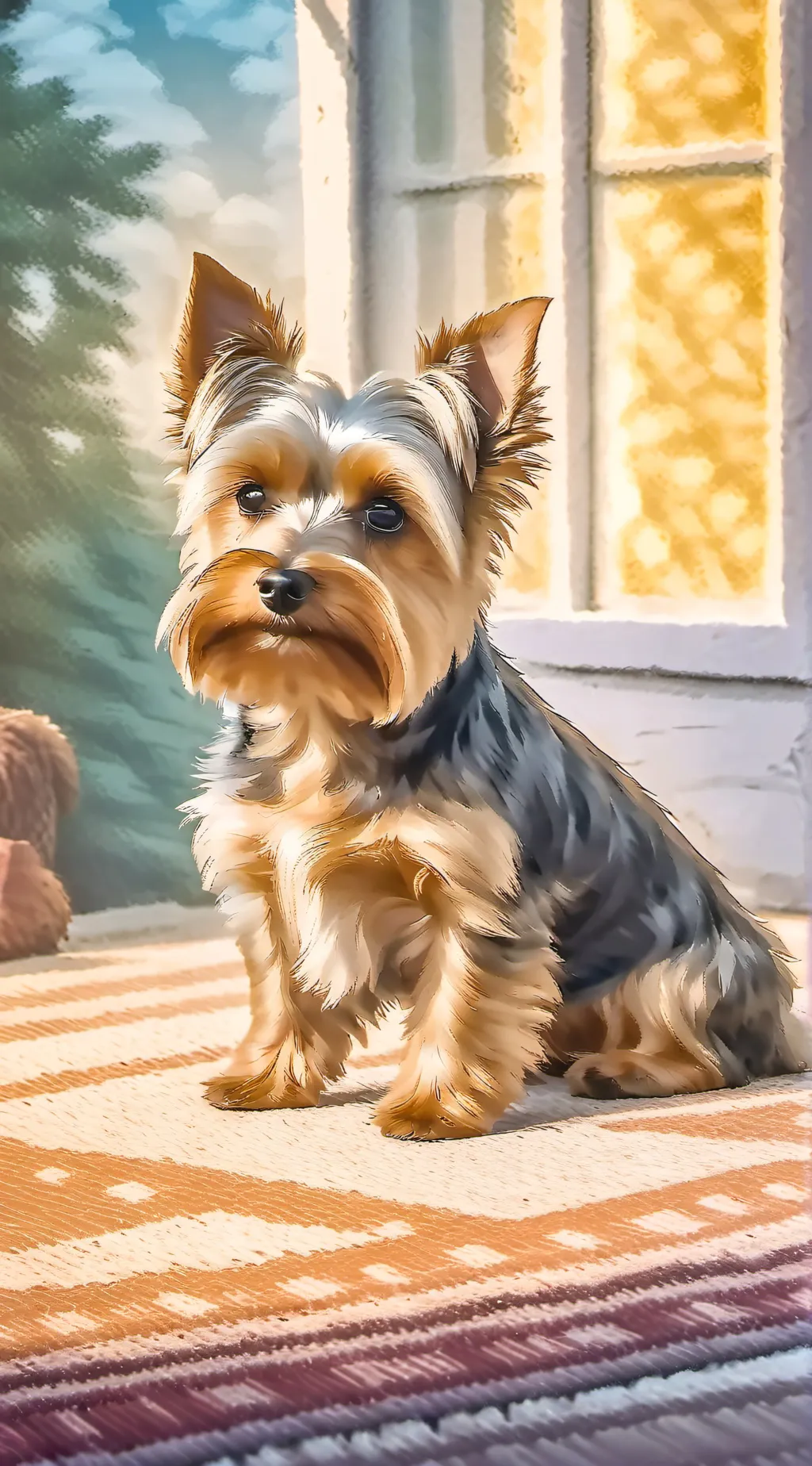 ai character: ROCKY AND ME :D background