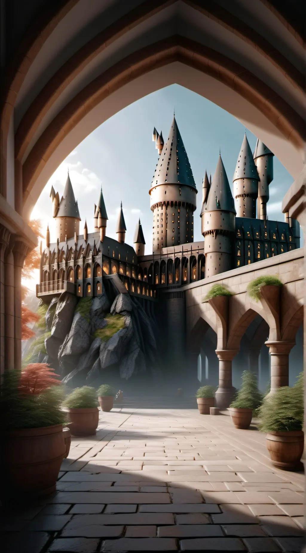 ai character: Hogwarts background