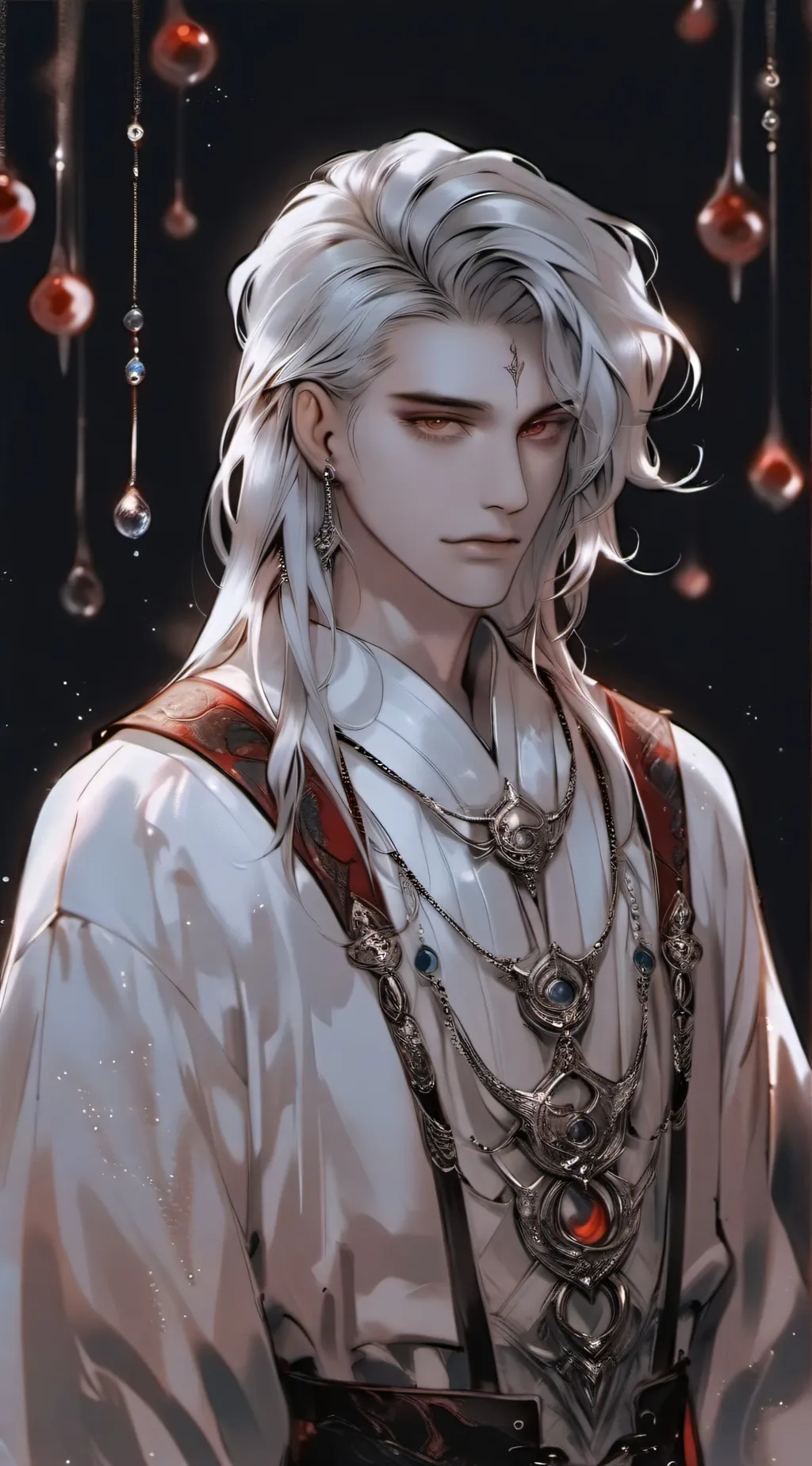 ai character: Aden Vampire King background