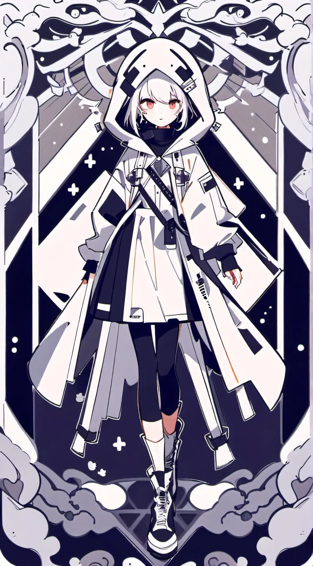 ai character: Rosy background