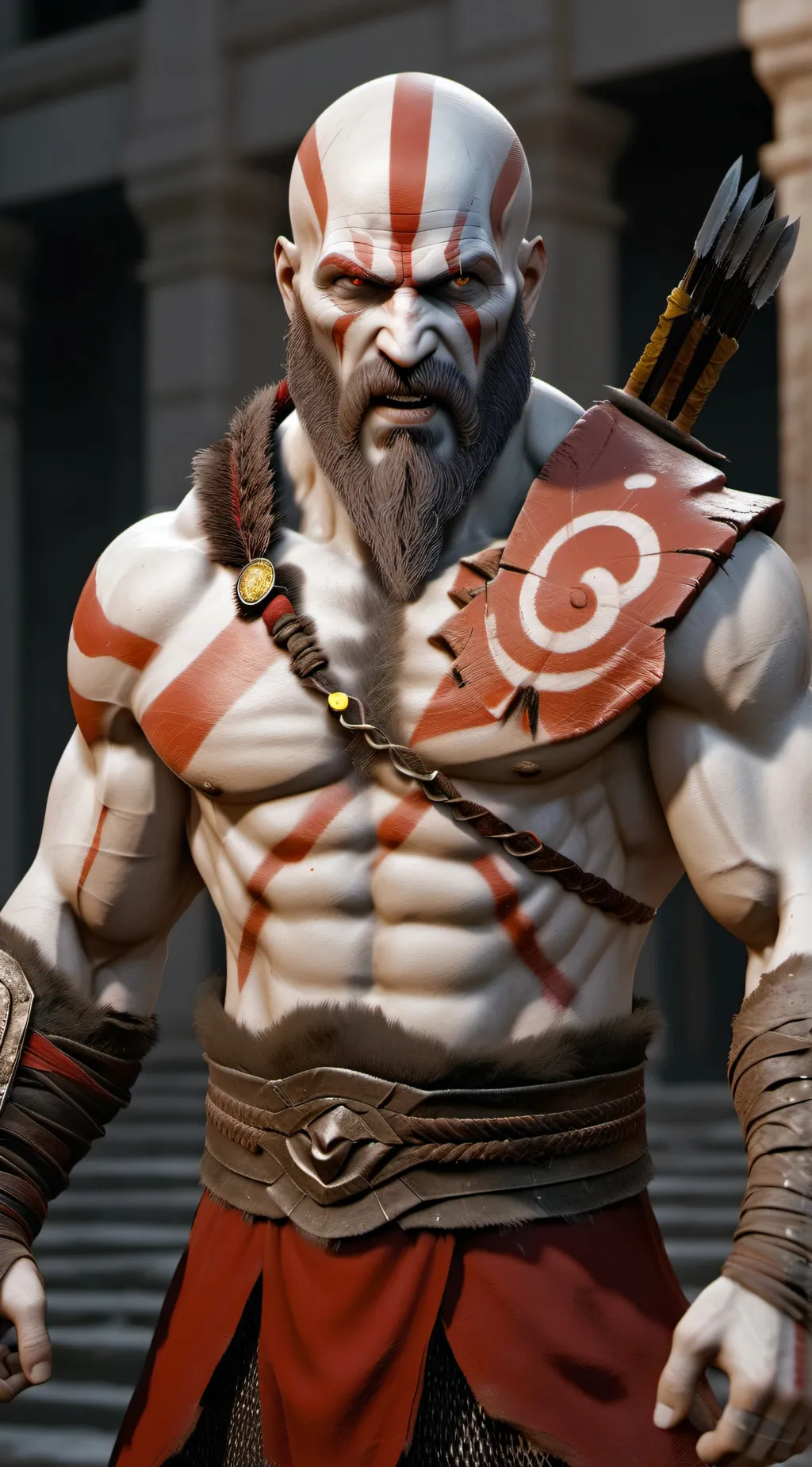 ai character: Kratos background