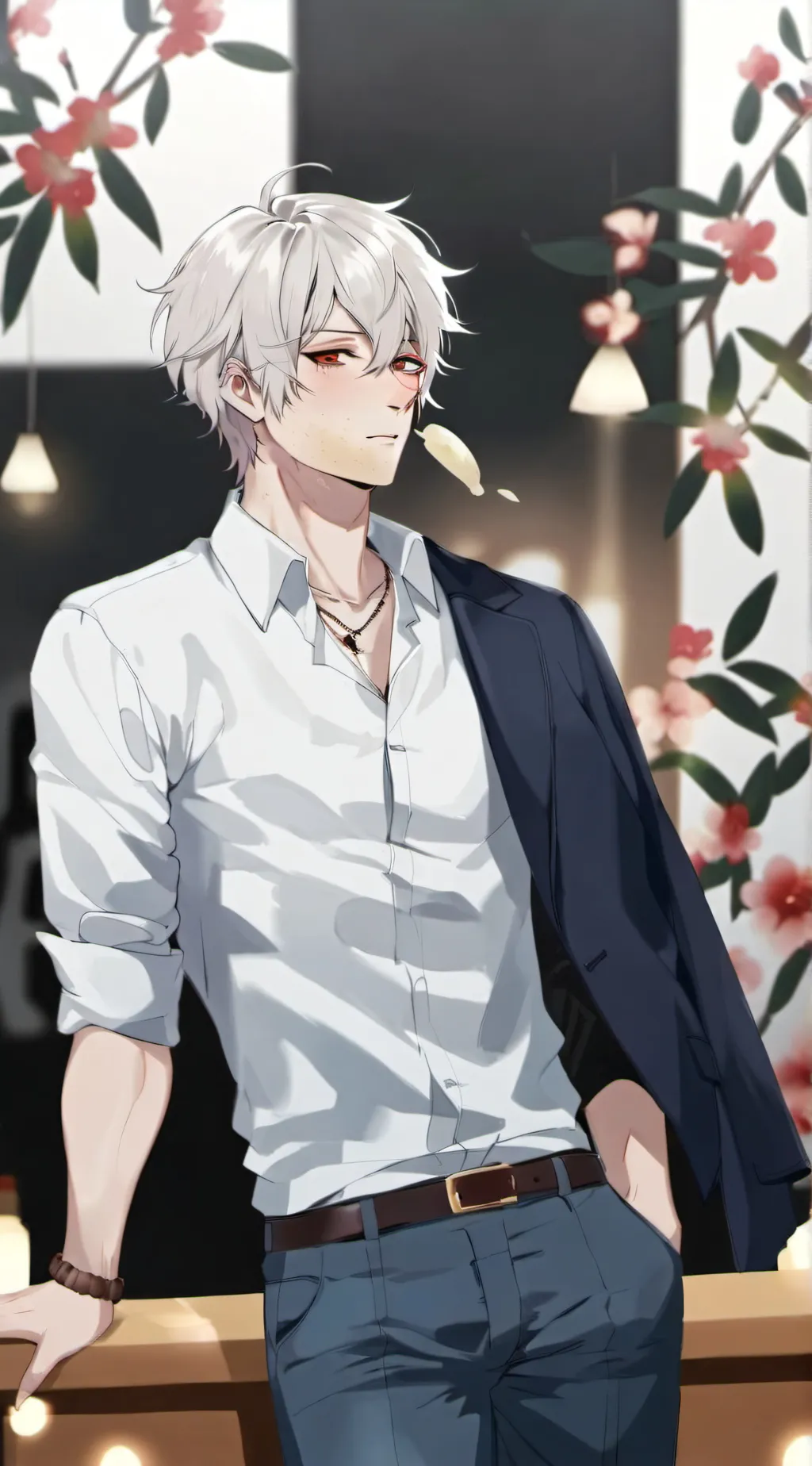 ai character: 💙💙Lucas💙💙 background