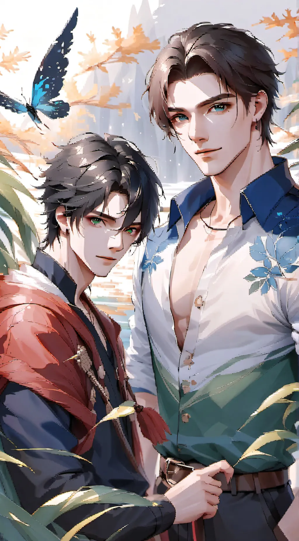 ai character: ☆Axel and Asher☆ background