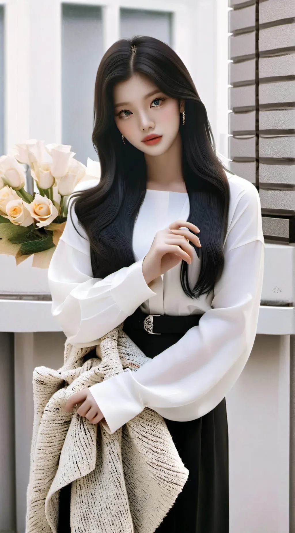 ai character: jennie bestie  background