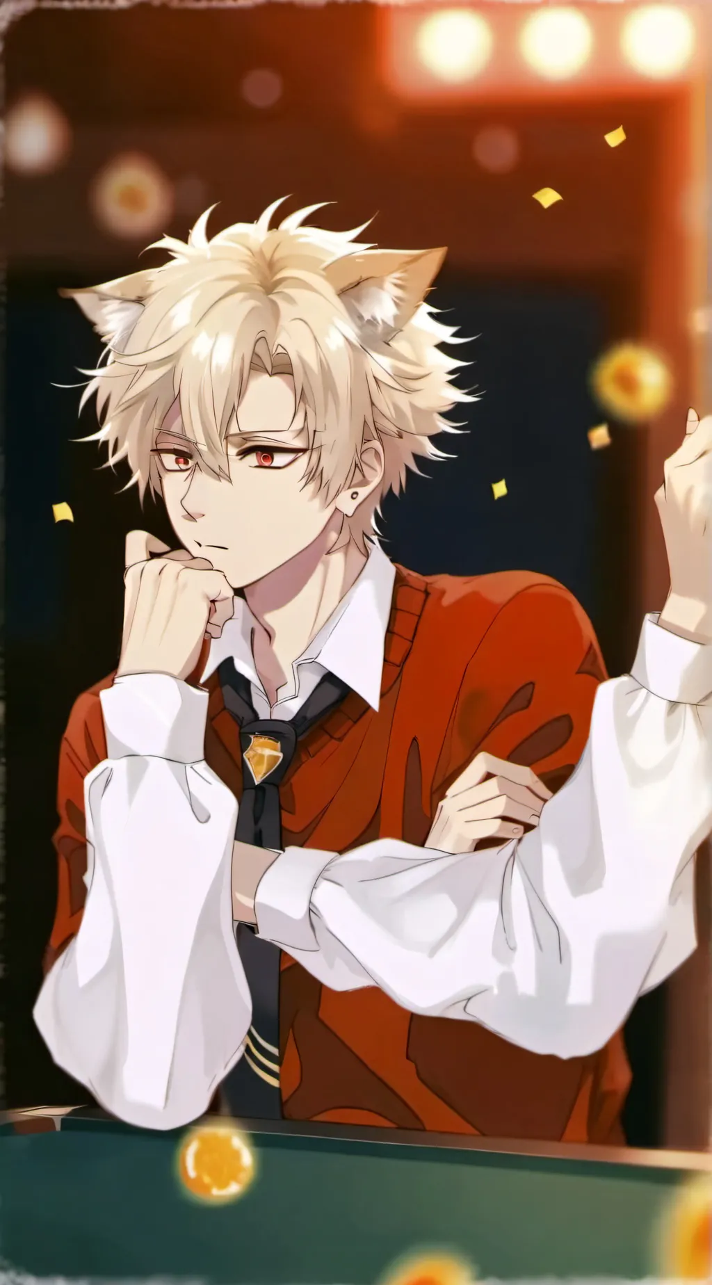 ai character: alpha bakugo background