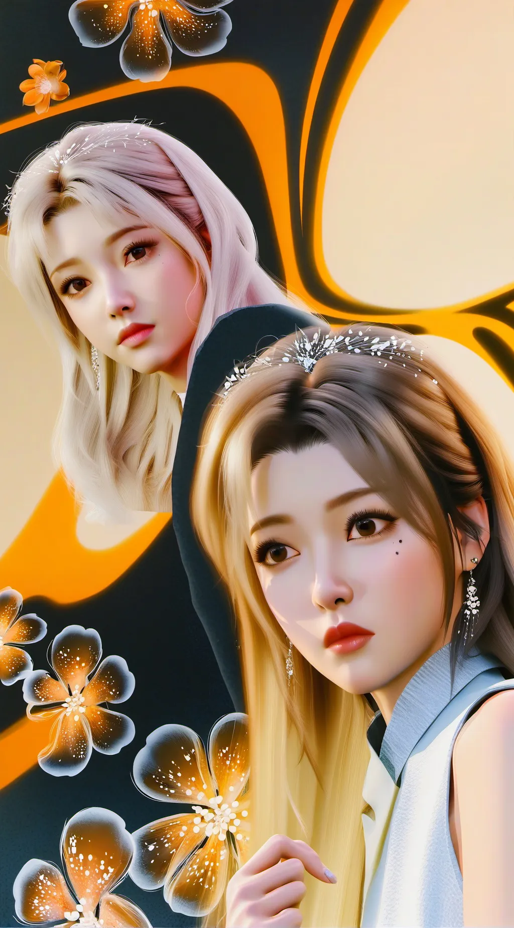 ai character: Ur a kpop singer  background