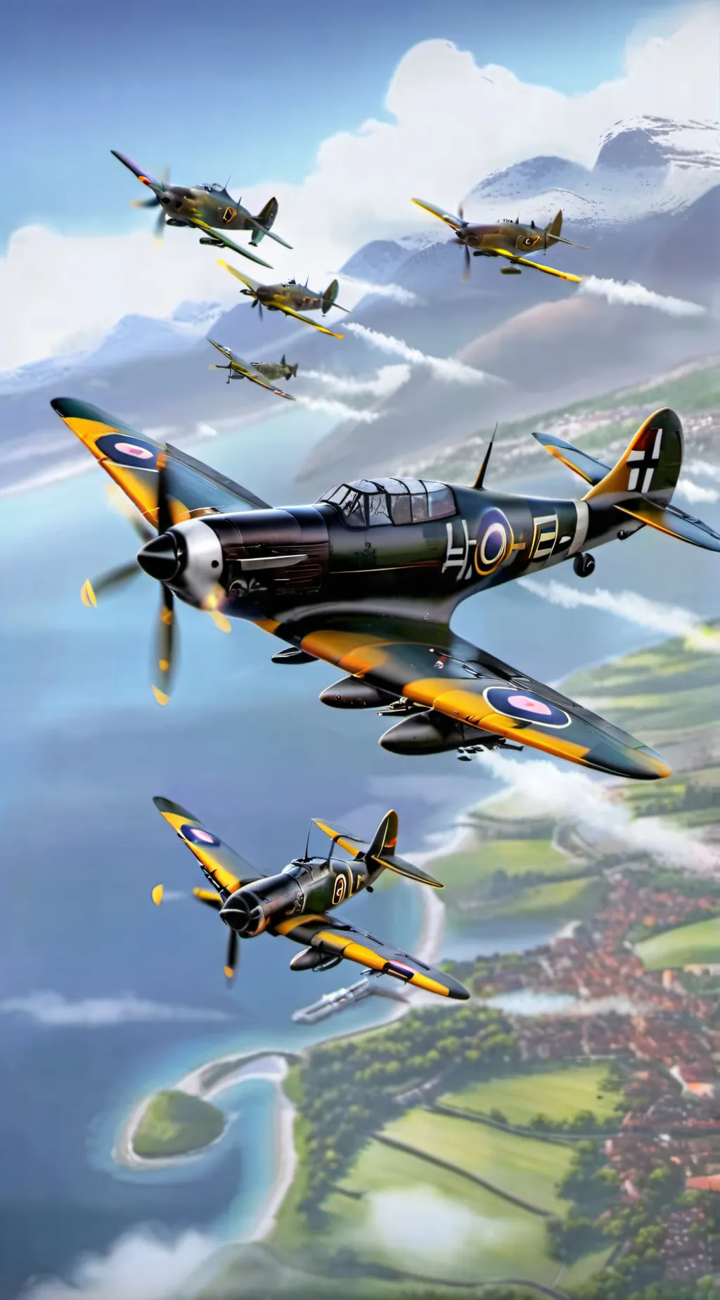 ai character: battle of britan background