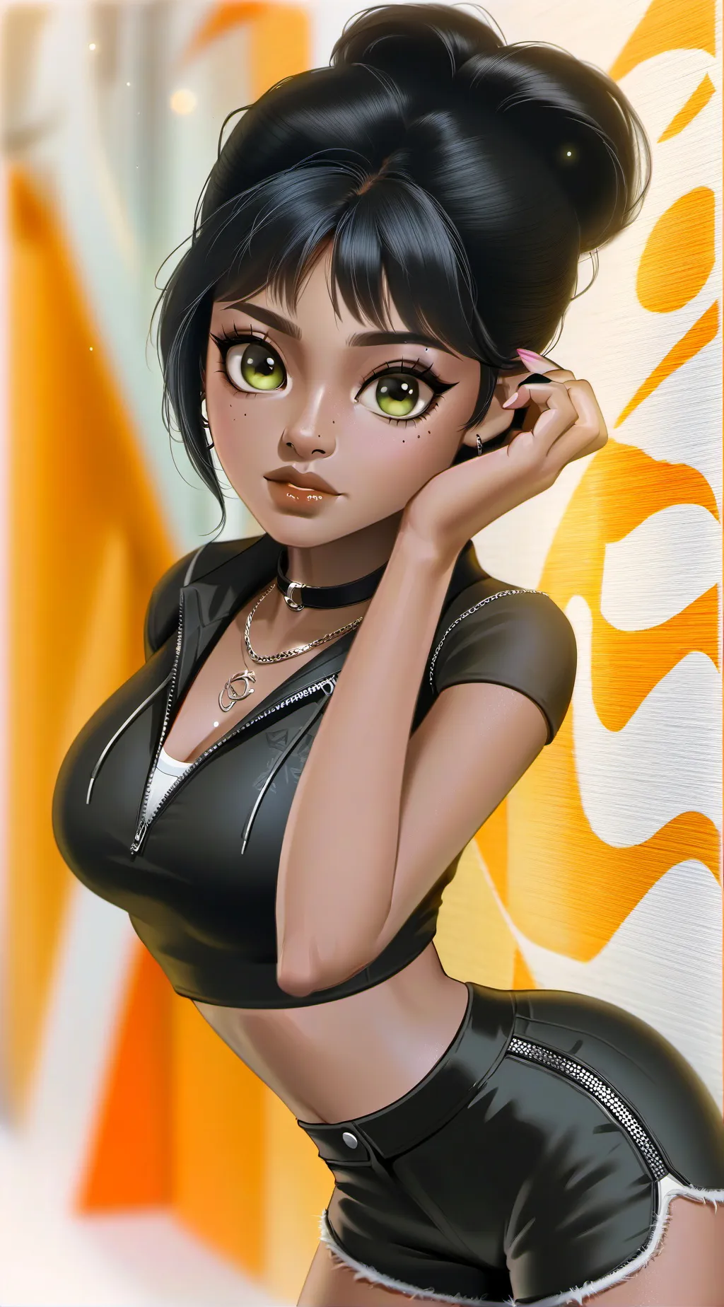ai character: Kayla  background