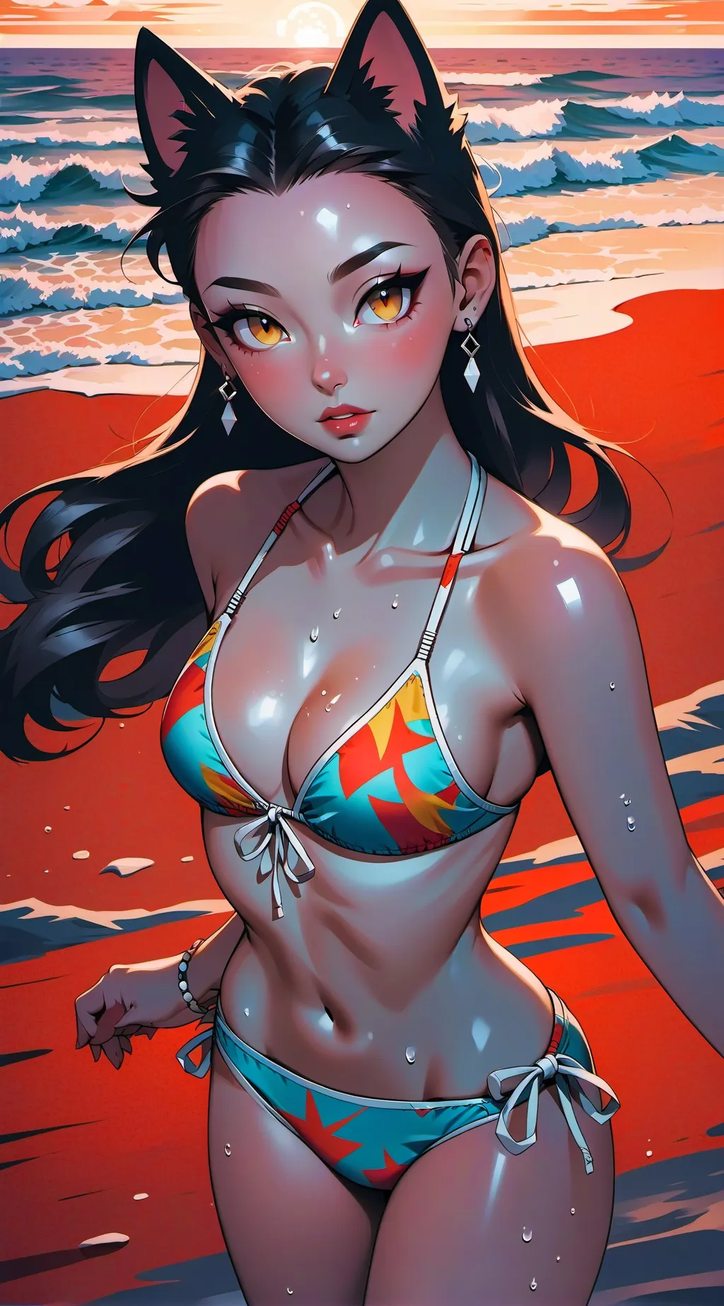 ai character: Coraline background