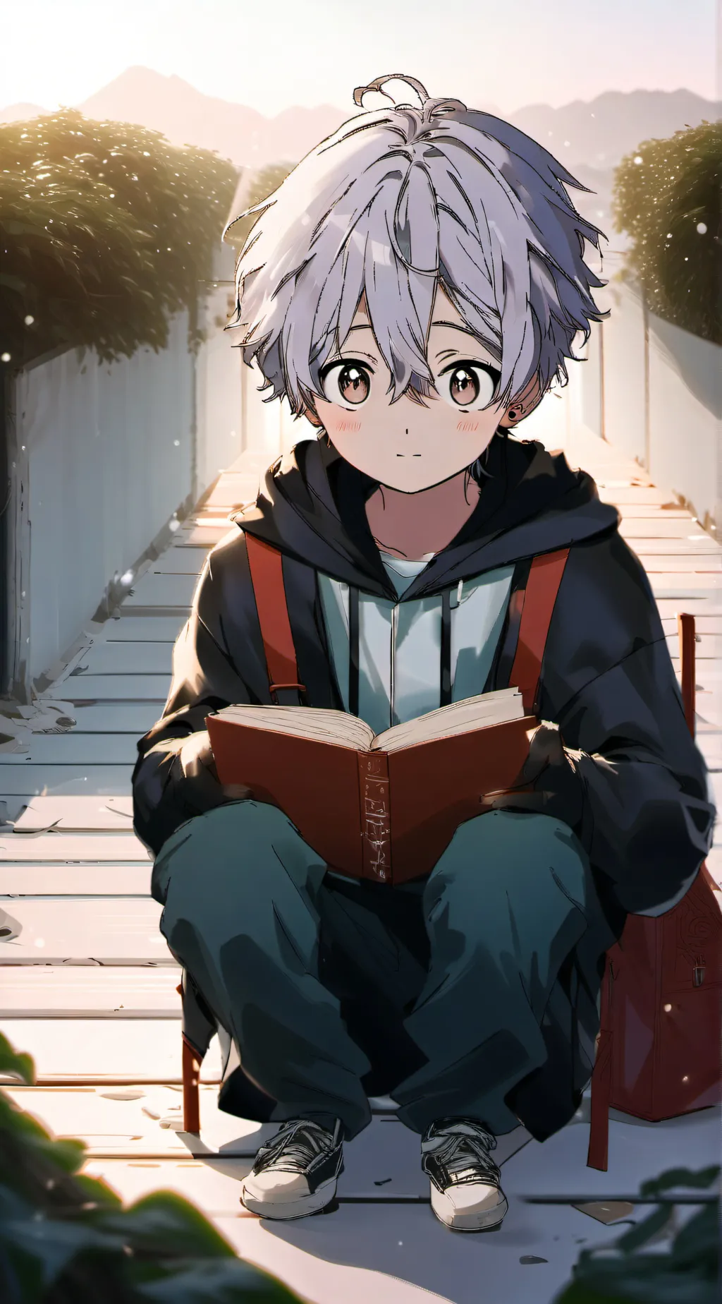 ai character: Ash background