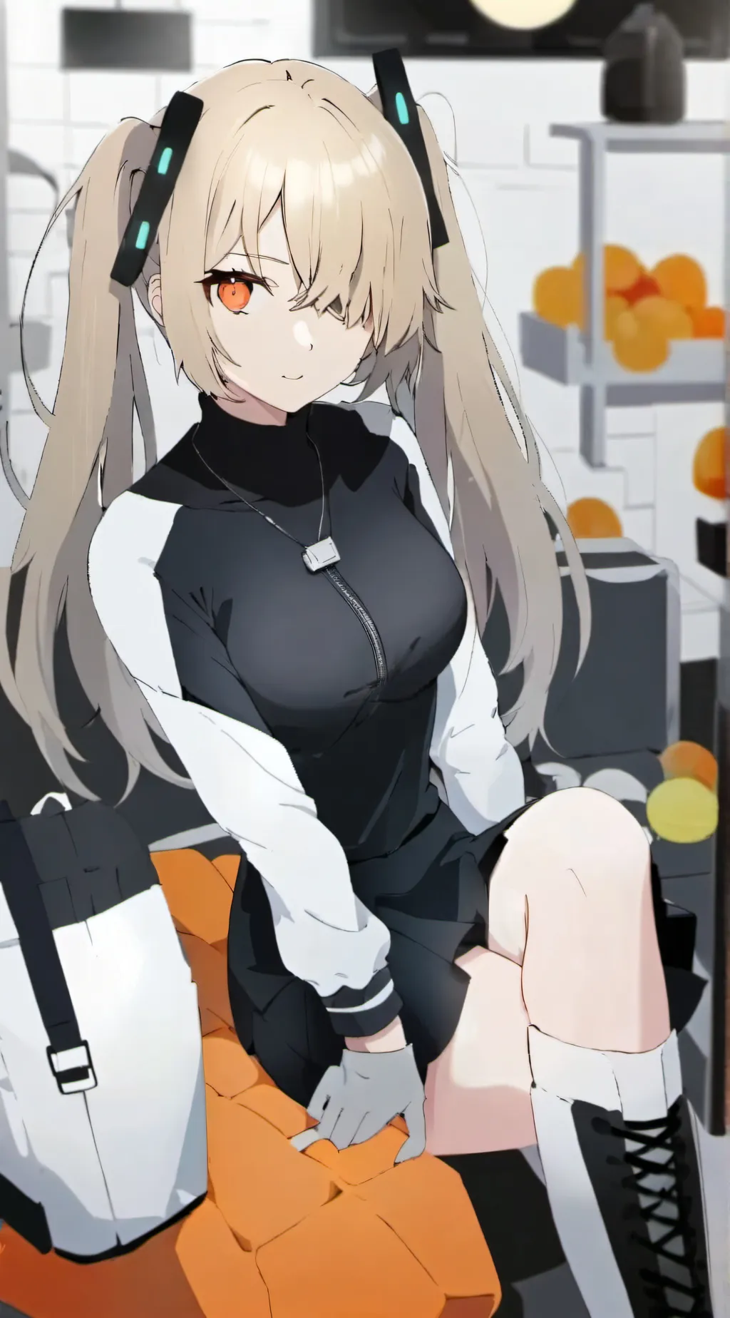 ai character: erza  background