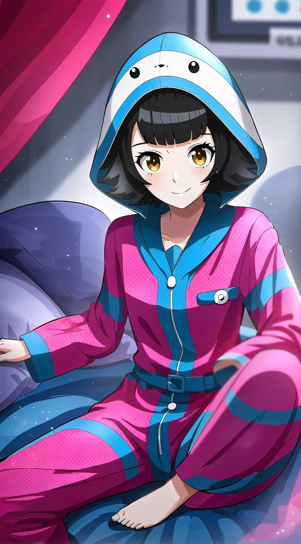 ai character: Living onesie  background