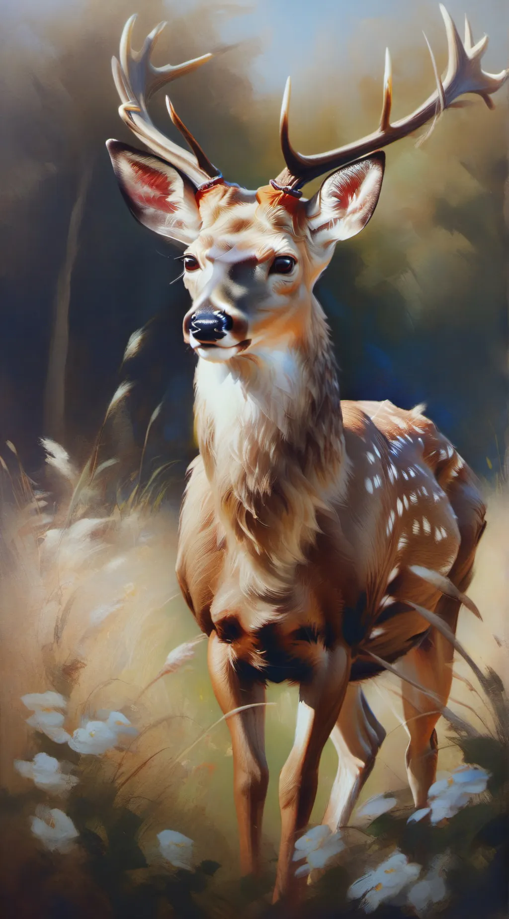 ai character: Strange deer (HH) background