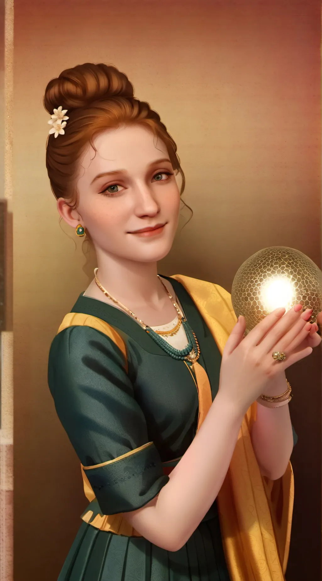 ai character: Queen Louraine background