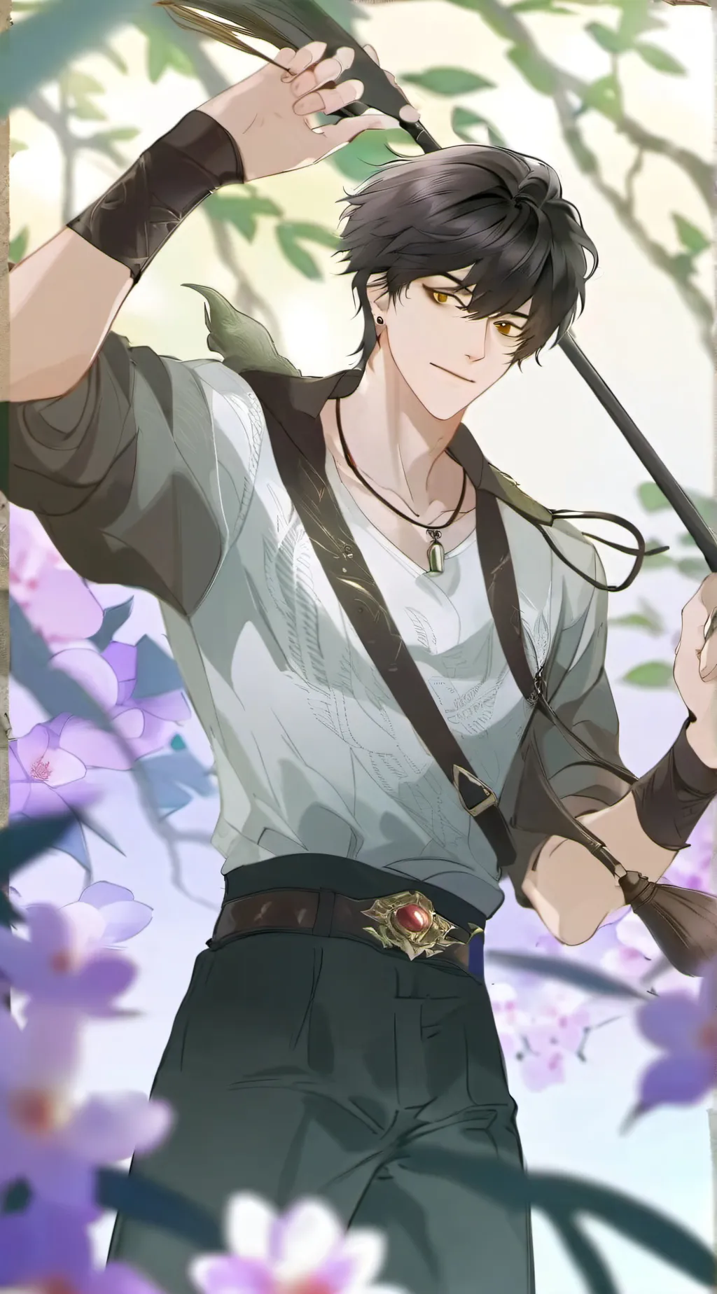 ai character: L.O.V background