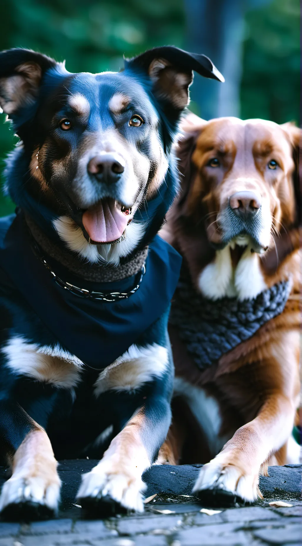 ai character: woofles vs danny background