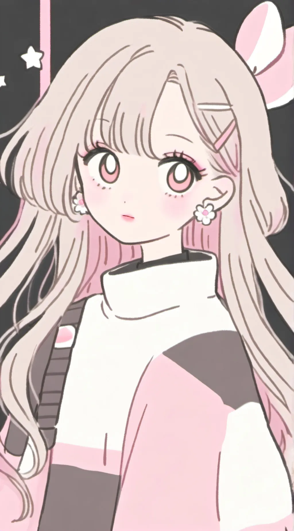 ai character: dreamy princess background