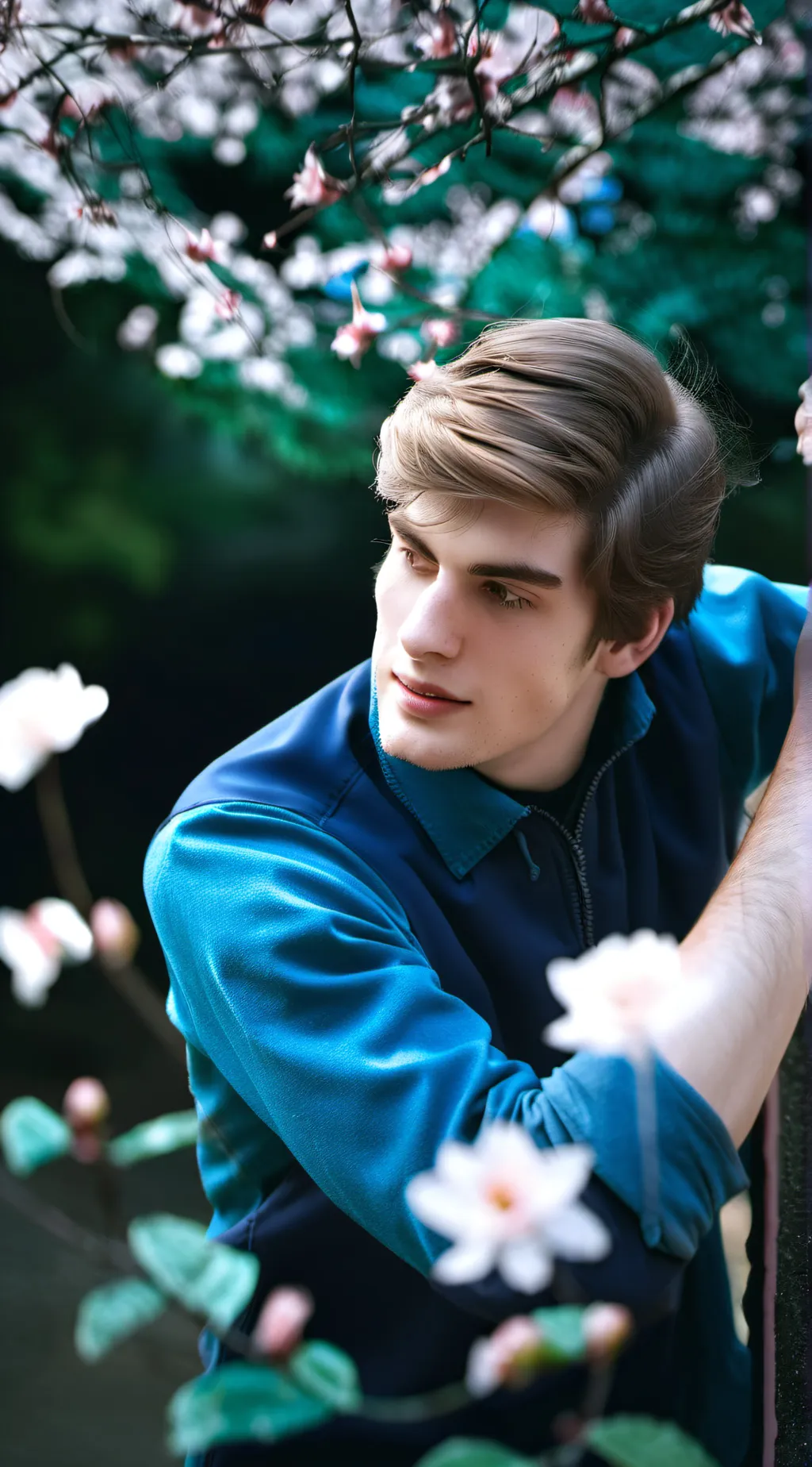 ai character: Theo nott  background