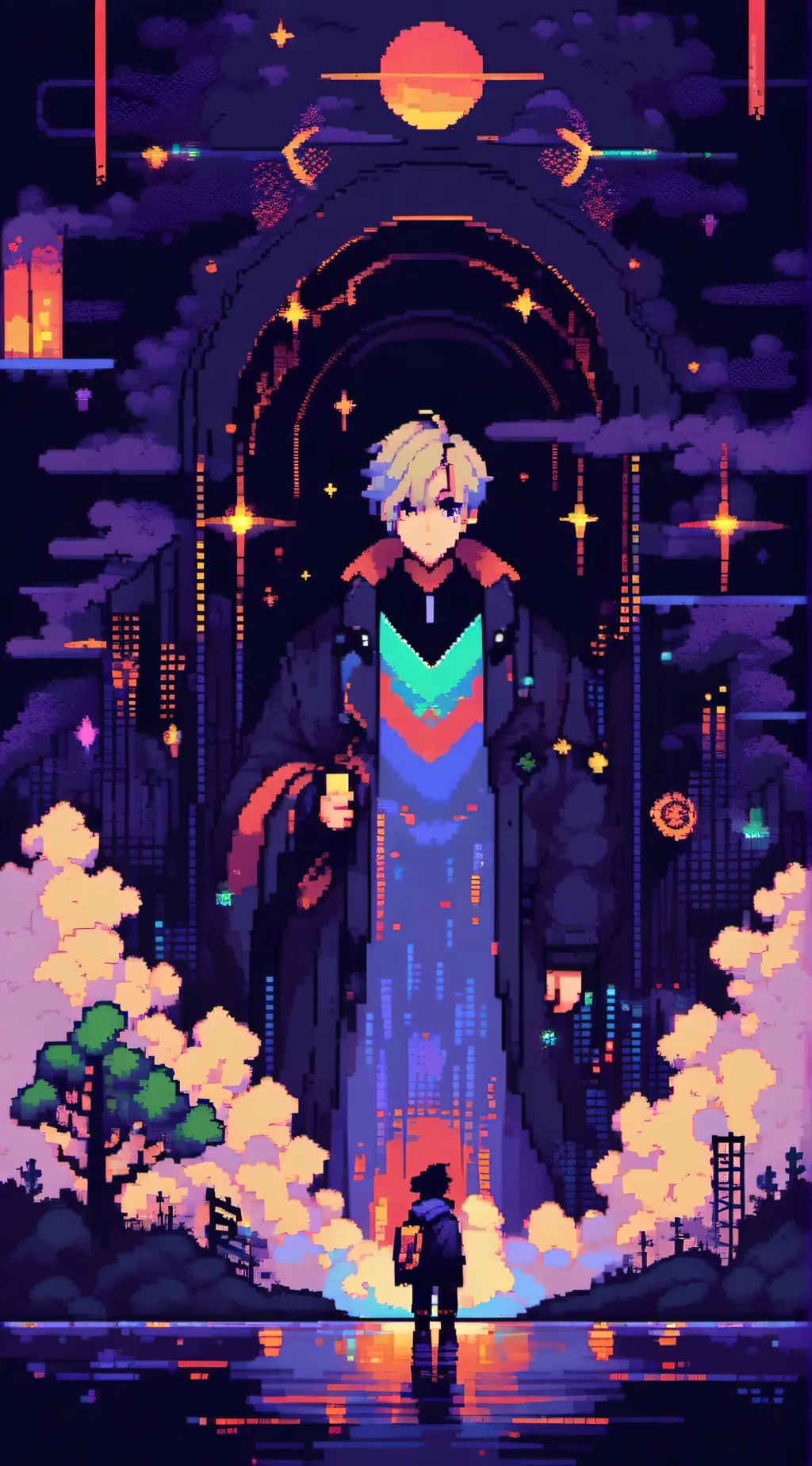 ai character: イザヤ書 background