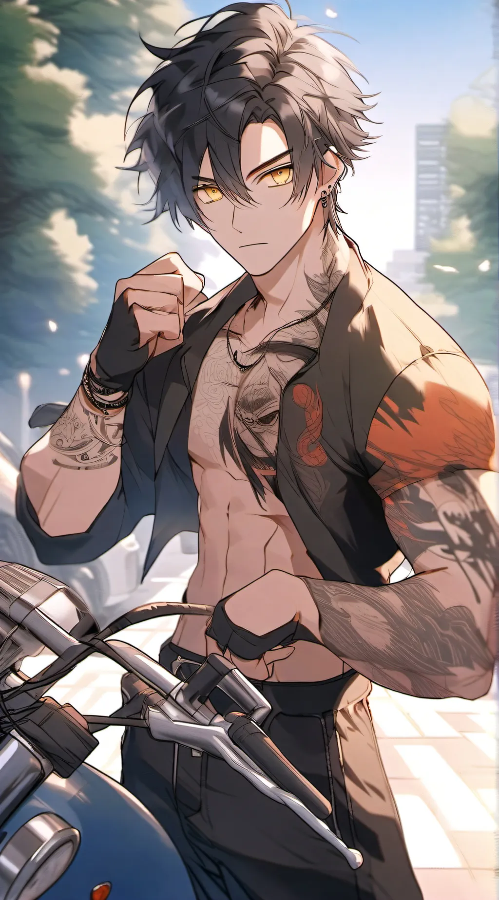 ai character: [[𝑴i𝒍𝒐]] background