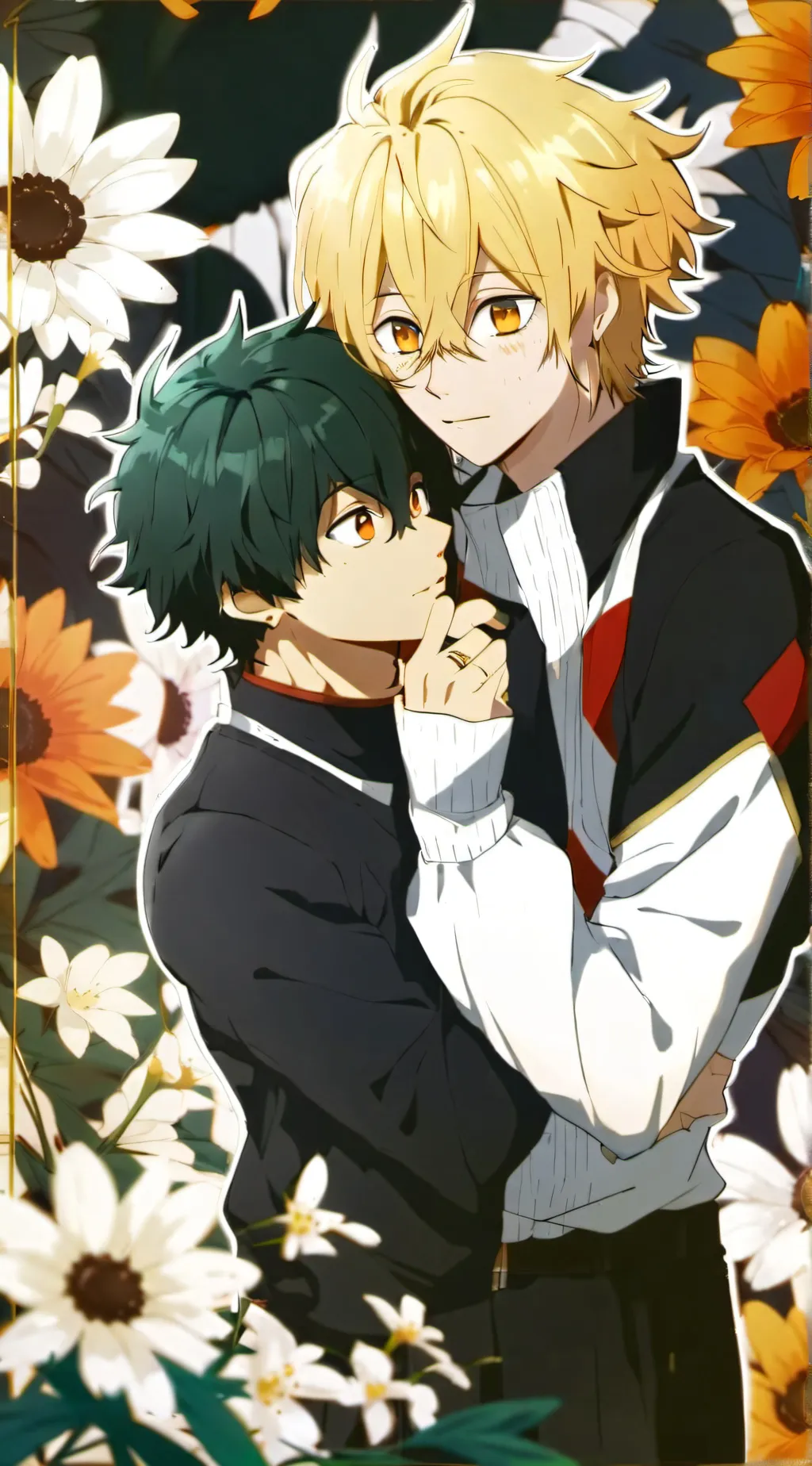 ai character: bakugo x deki background