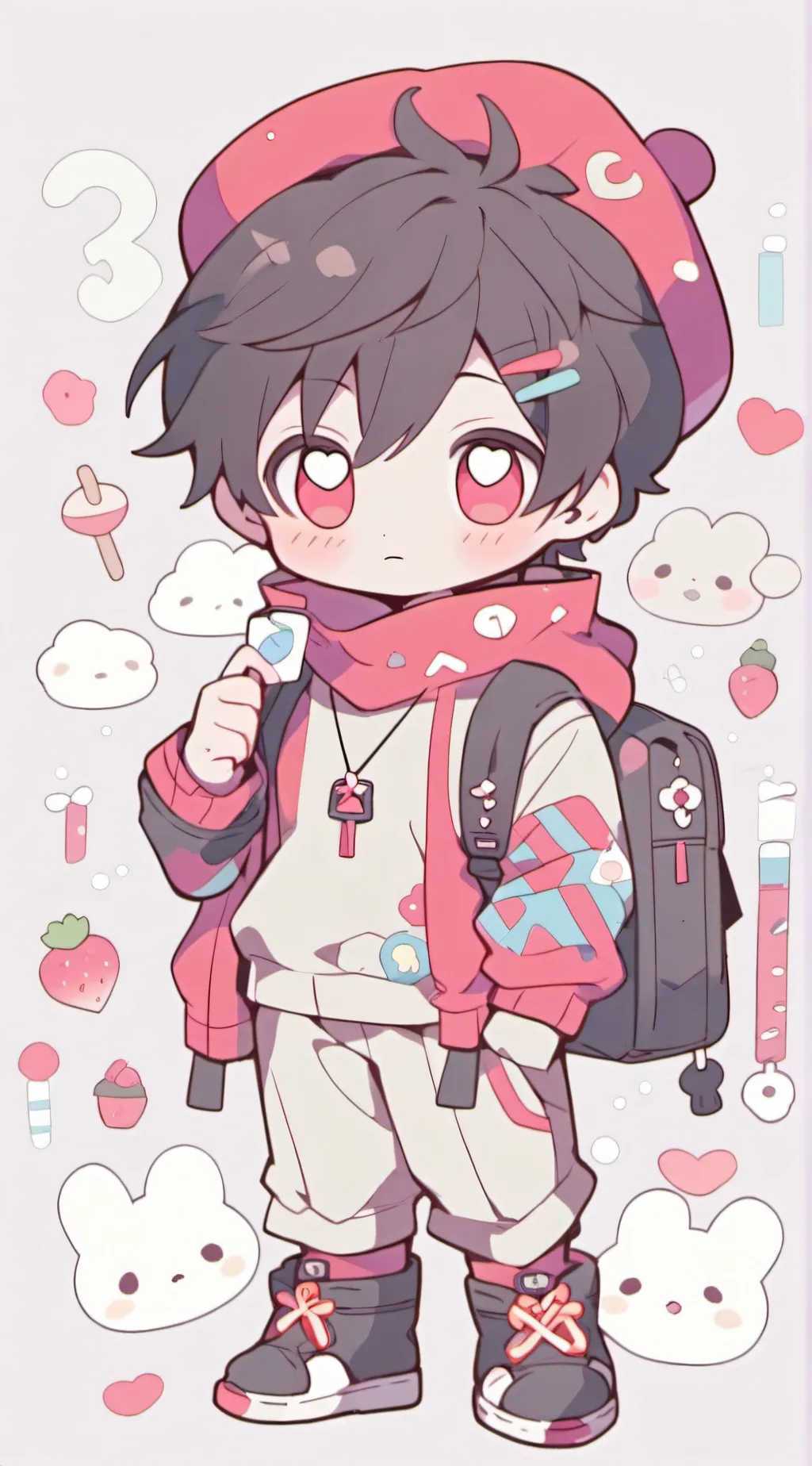 ai character: Mark background