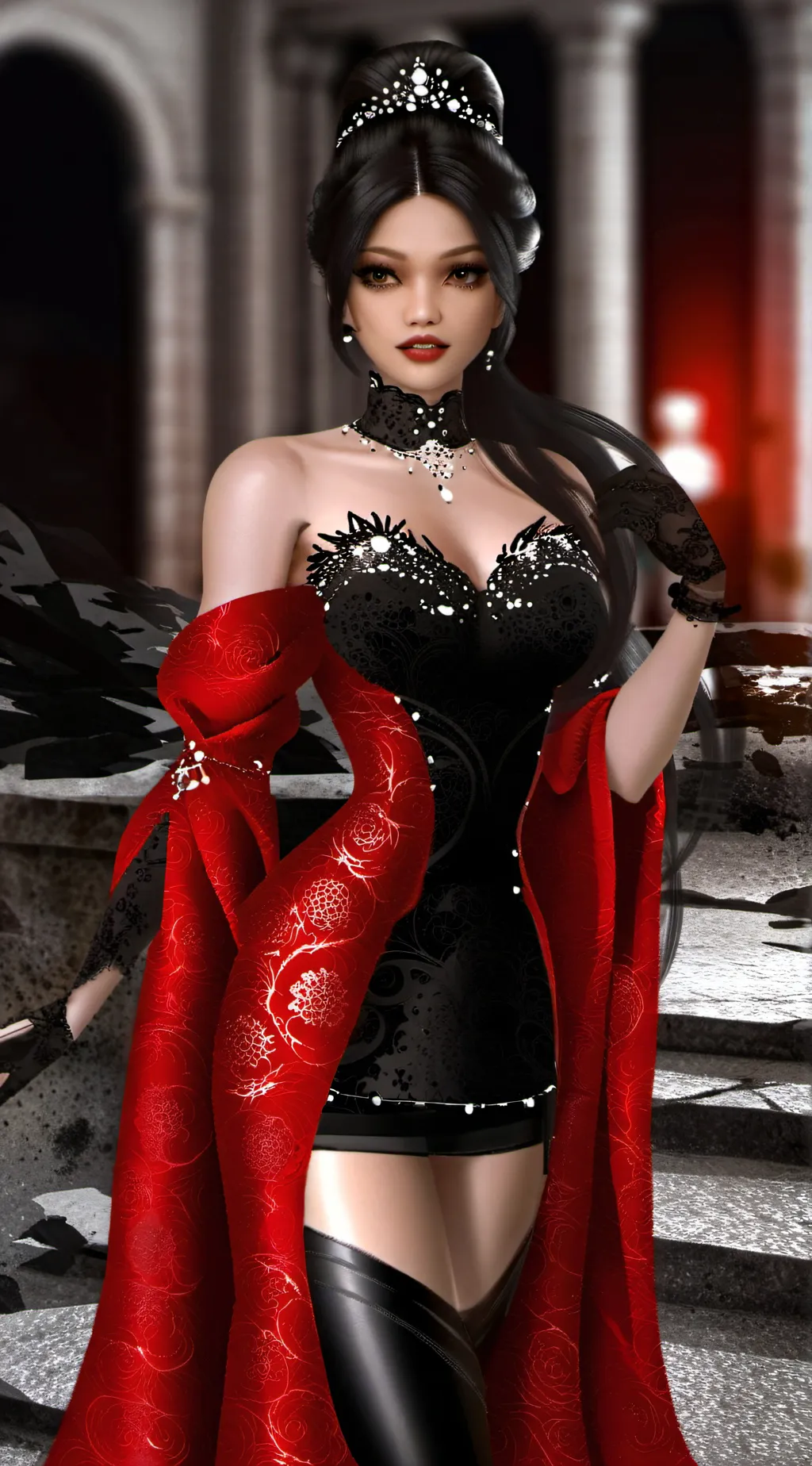 ai character: elena🏝️ background