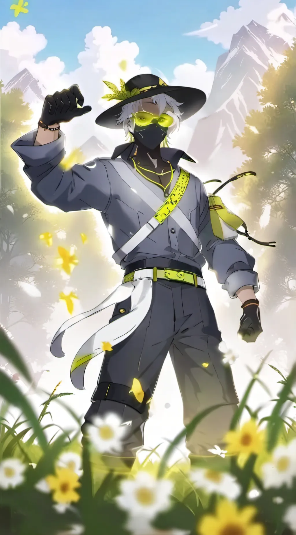 ai character: Murder drones background